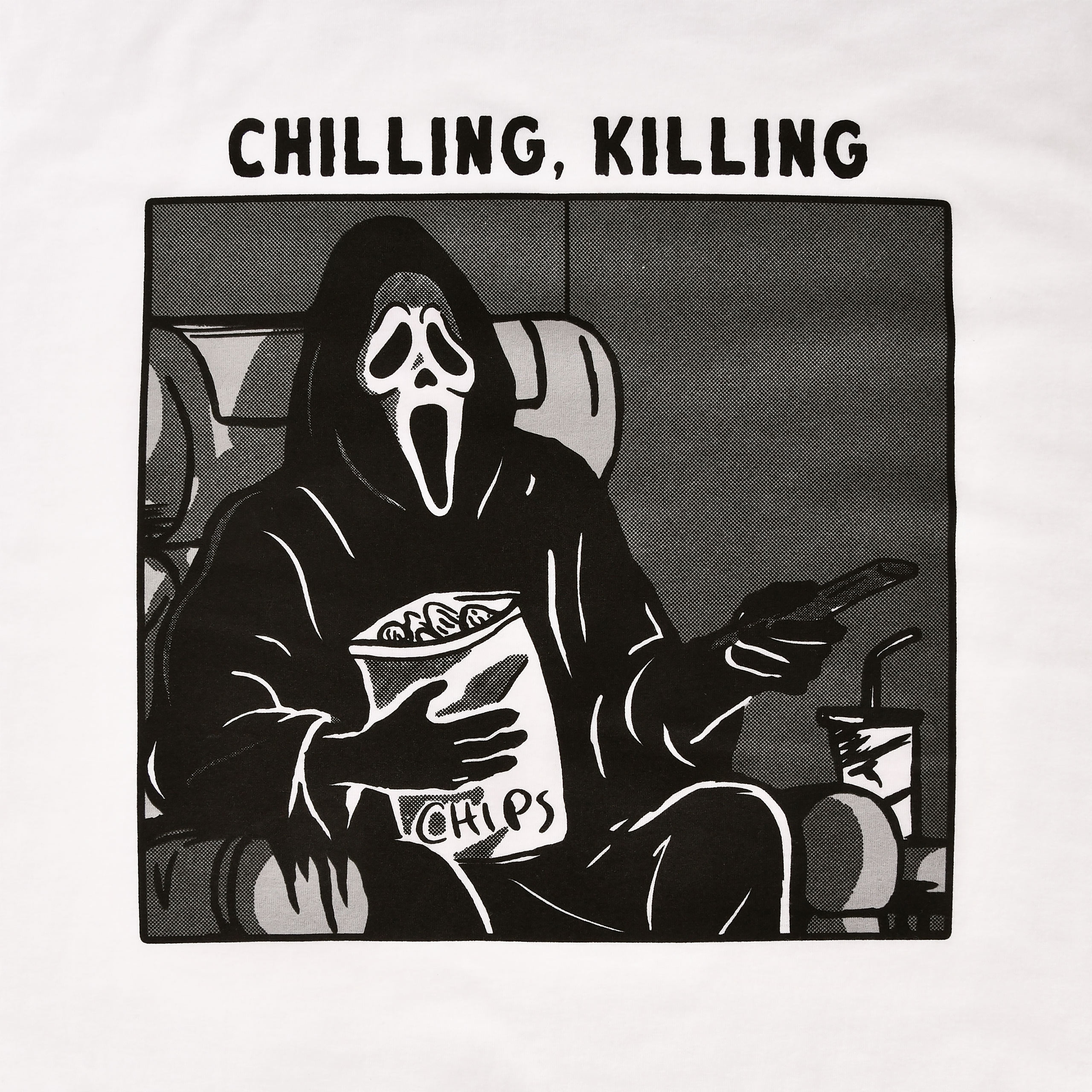 Ghost Face - Camiseta blanca Chilling, Killing