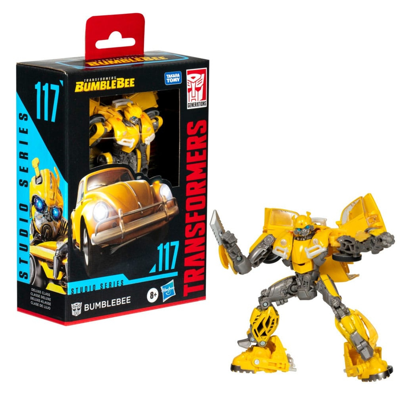 Transformers: Bumblebee Generations Studio Series Deluxe Class Actiefiguur Bumblebee 11 cm