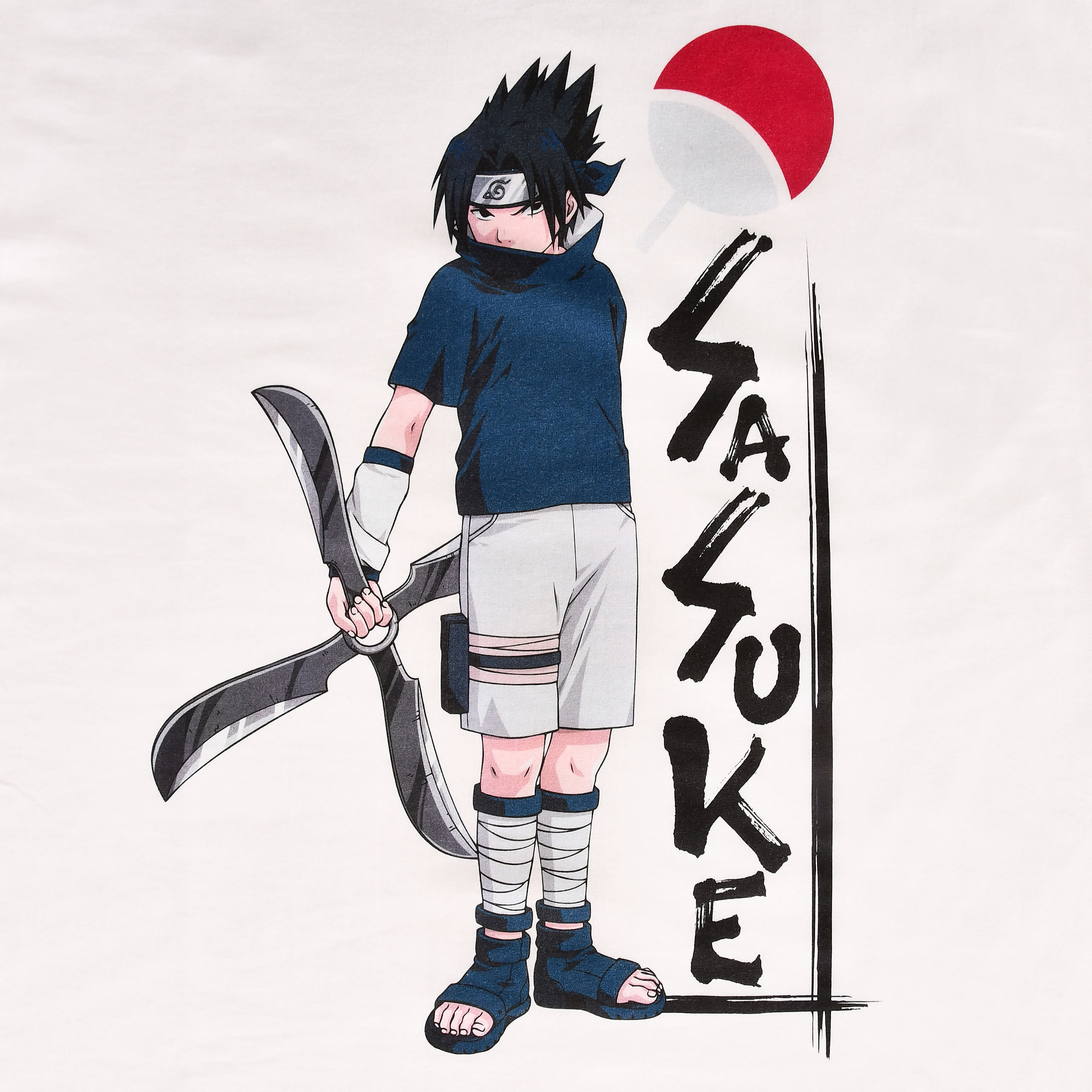 Naruto - Sasuke Uchiha White T-Shirt