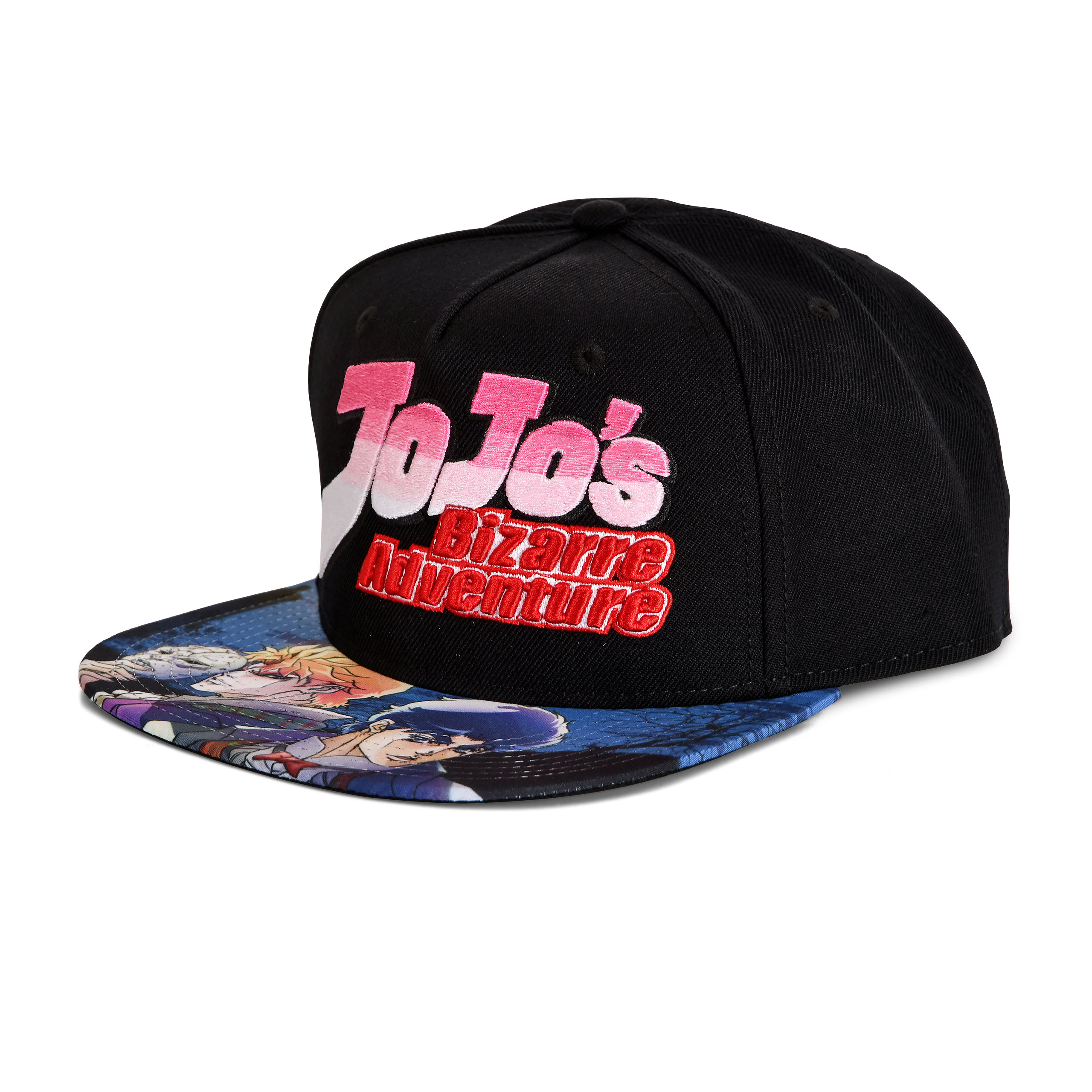 JoJo's Bizarre Adventure - Logo Snapback Cap schwarz
