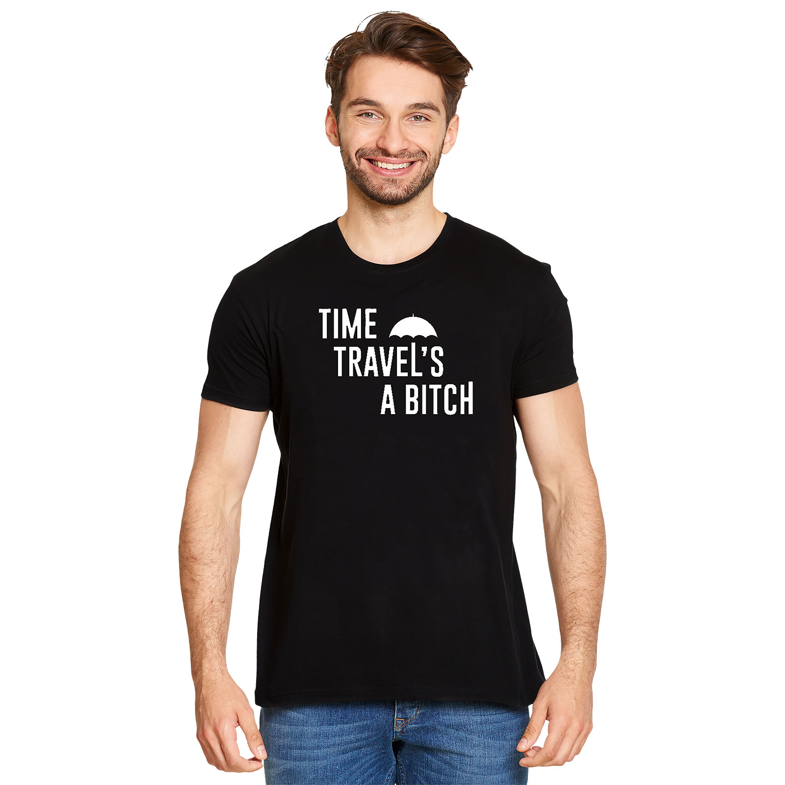 T-shirt Time Travel's a Bitch pour les fans de The Umbrella Academy