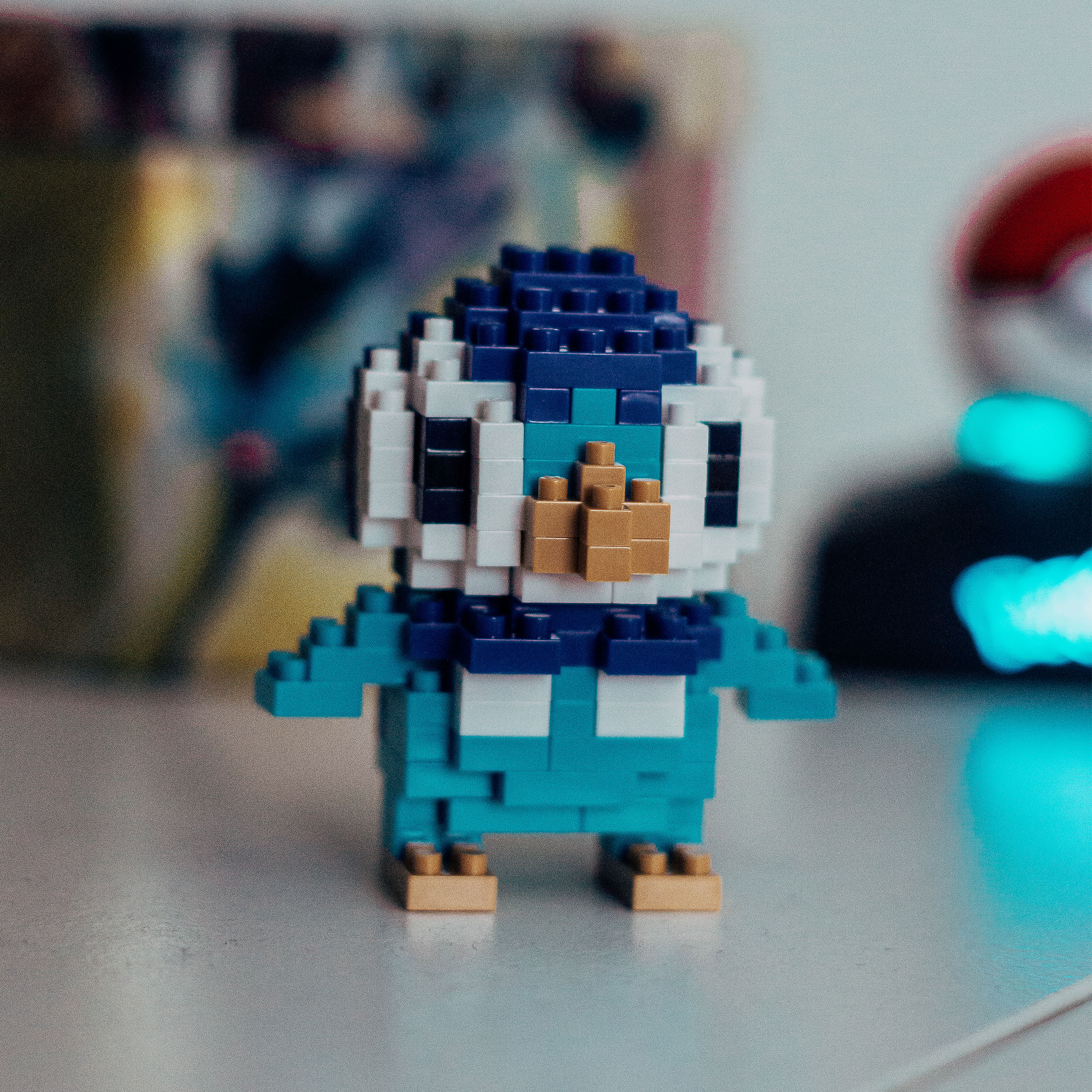 Pokemon - Figura Mini Blocco di Costruzione Nanoblock Piplup