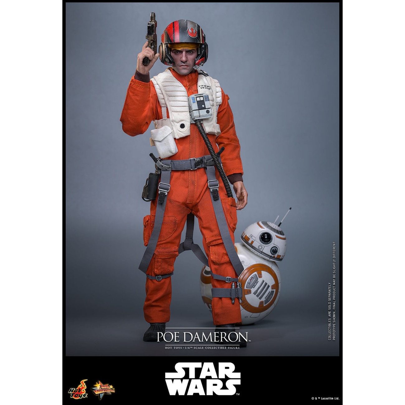 Star Wars - Figurine articulée Poe Dameron 1:6