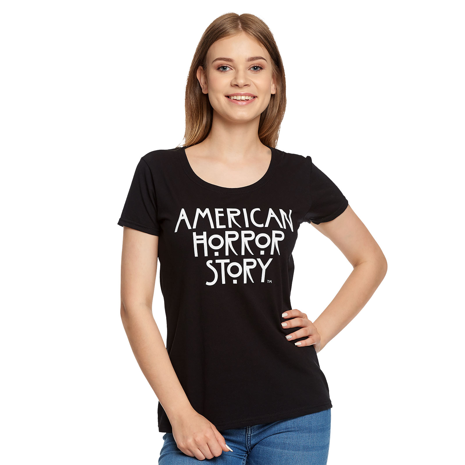 American Horror Story - Logo T-Shirt Damen schwarz