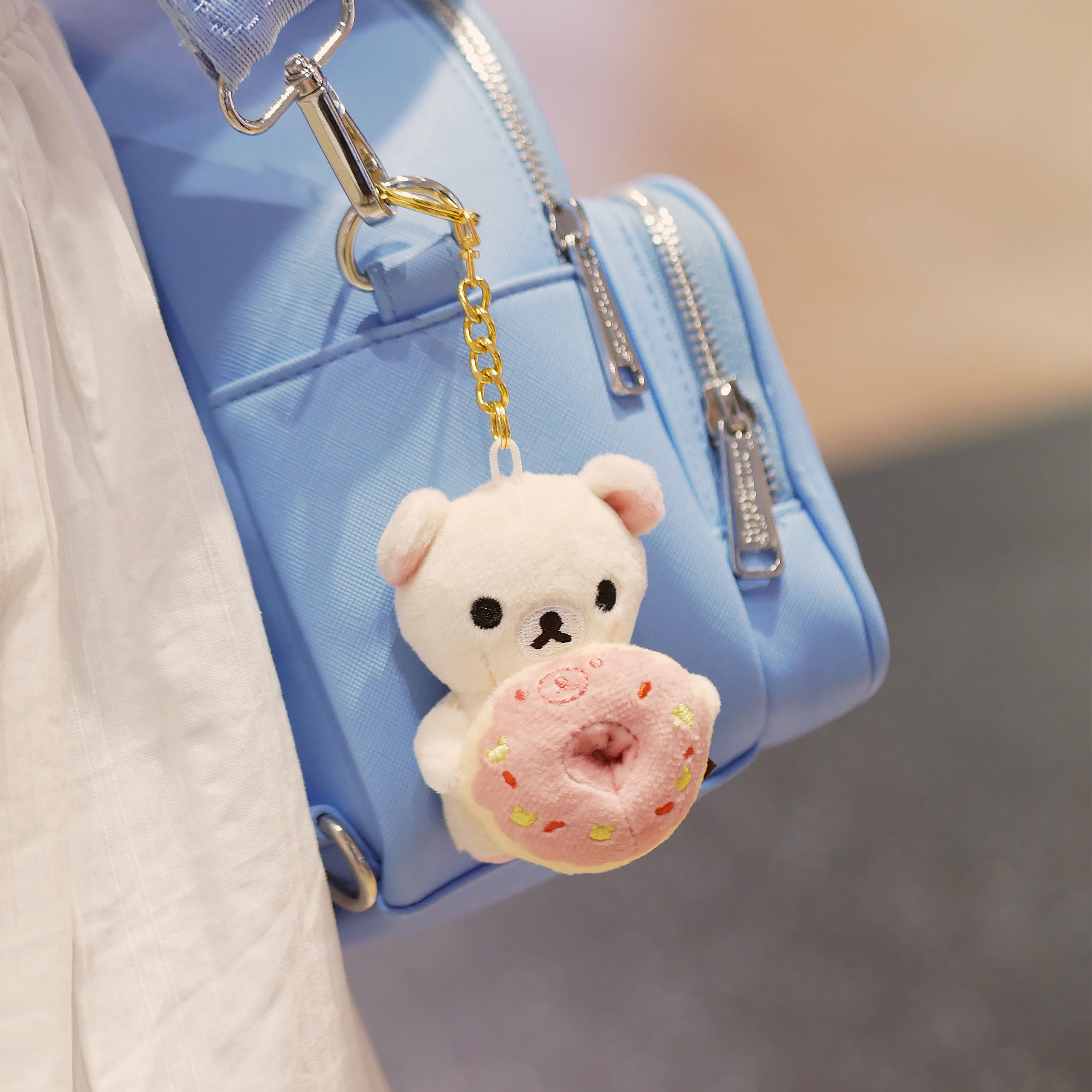 Rilakkuma - Portachiavi in peluche misterioso Deli