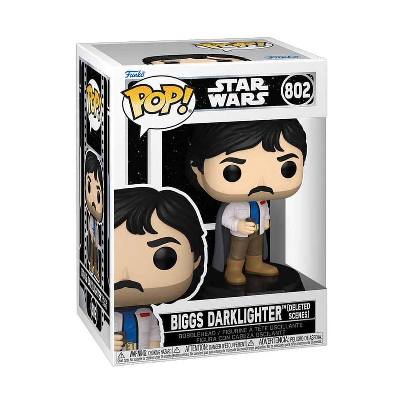 Star Wars POP! Figure bobble head in vinile Biggs Darklighter (Scene eliminate) 9 cm