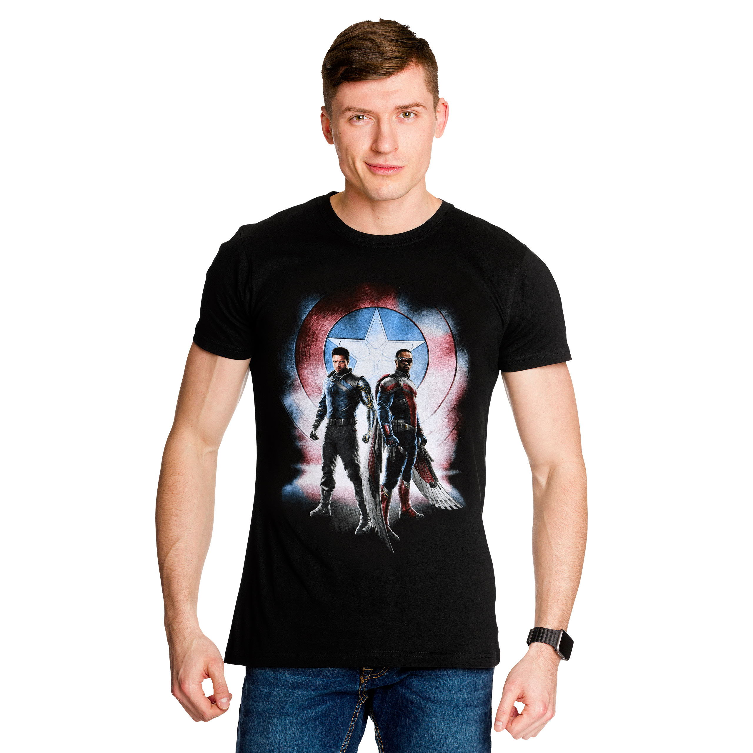 Marvel - The Falcon and the Winter Soldier T-Shirt schwarz