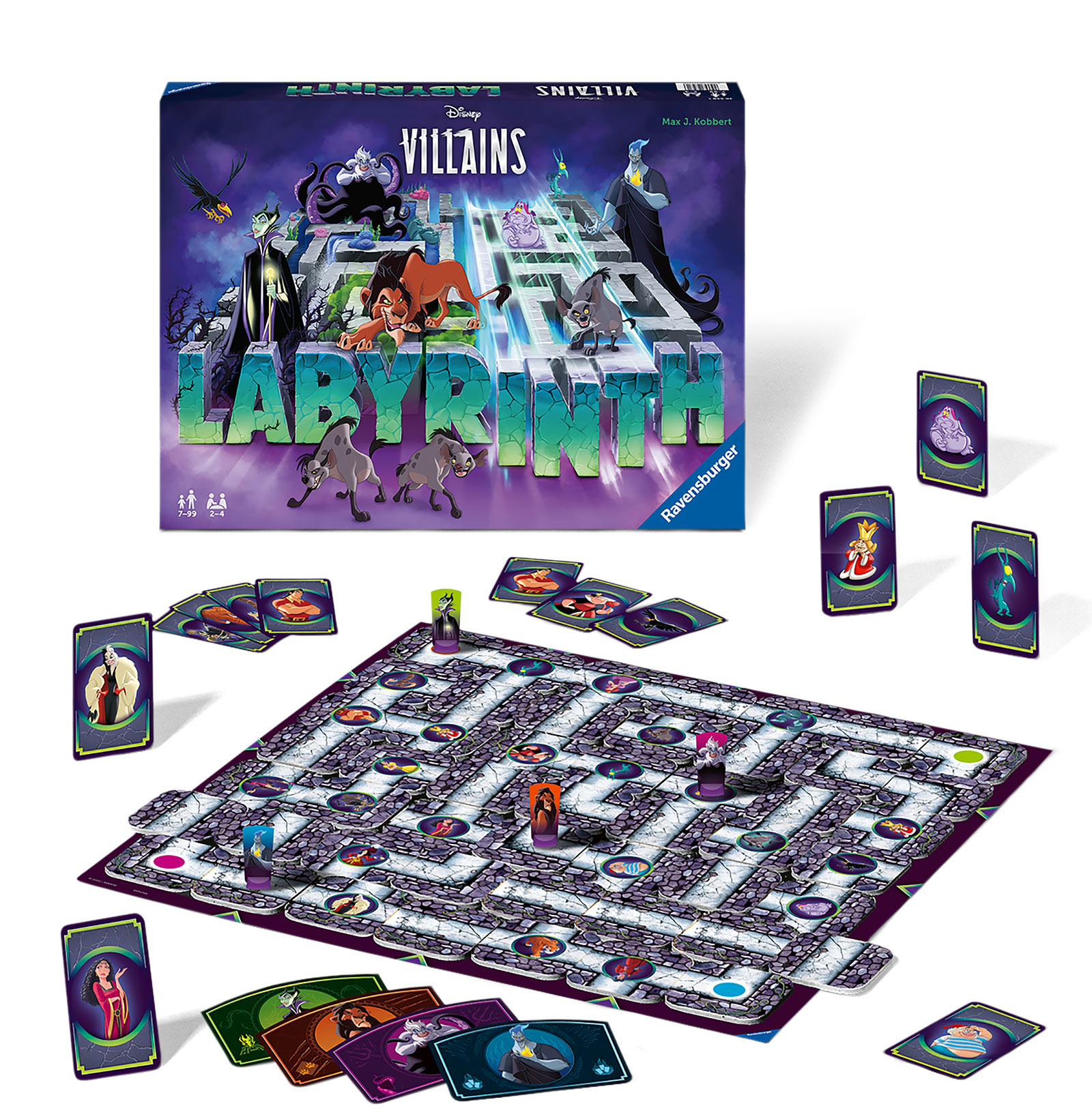 Disney Villains - The Crazy Labyrinth Board Game