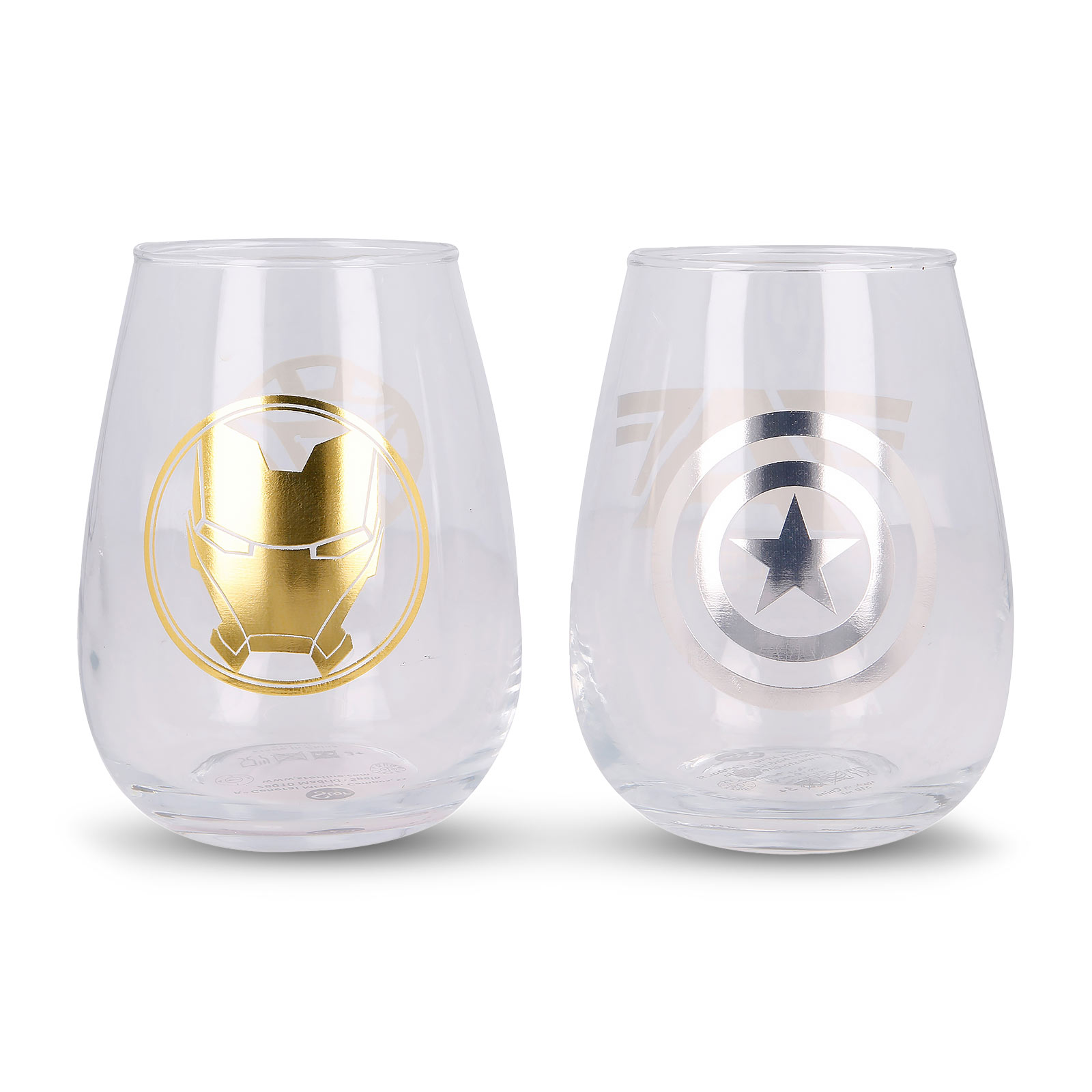 Marvel Avengers - Iron Man & Captain America Vasos Set de 2