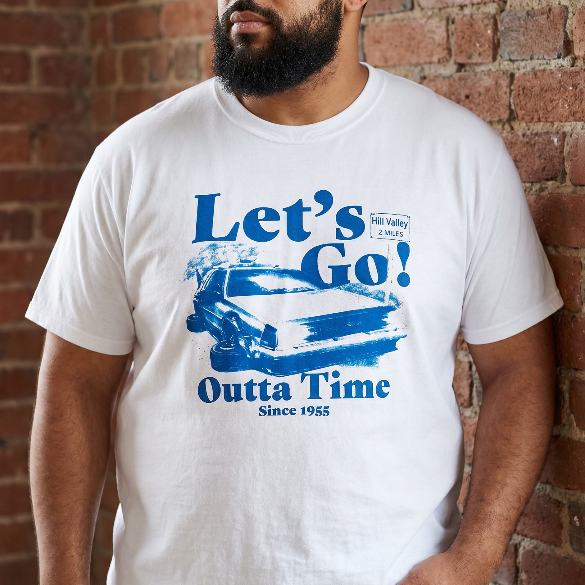 Ritorno al Futuro - T-shirt Let's Go bianca