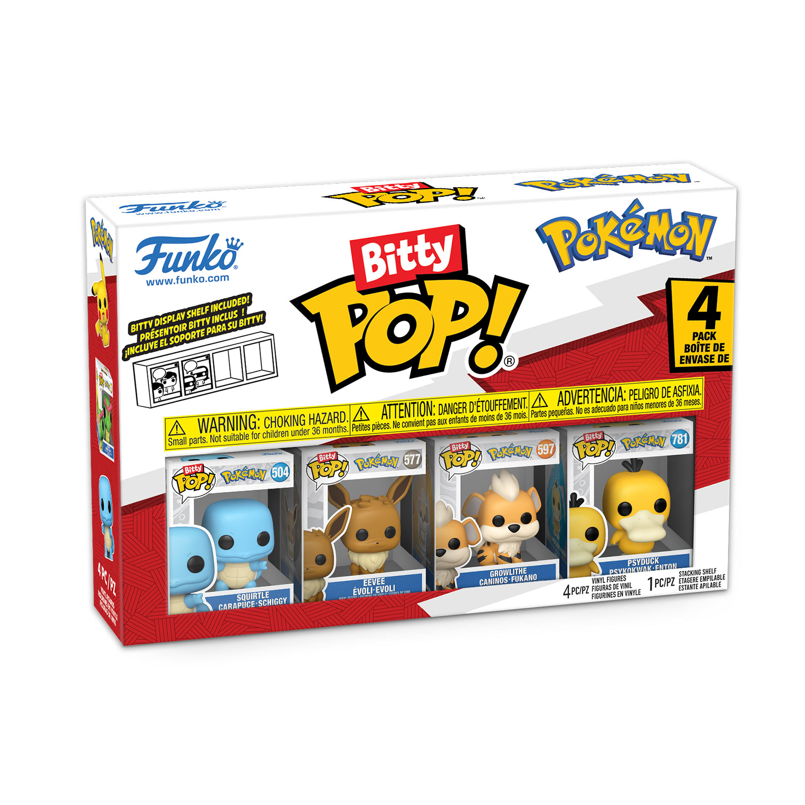 Pokemon - Squirtle e Amici Funko Bitty Pop Set di 4 Figure Serie 4