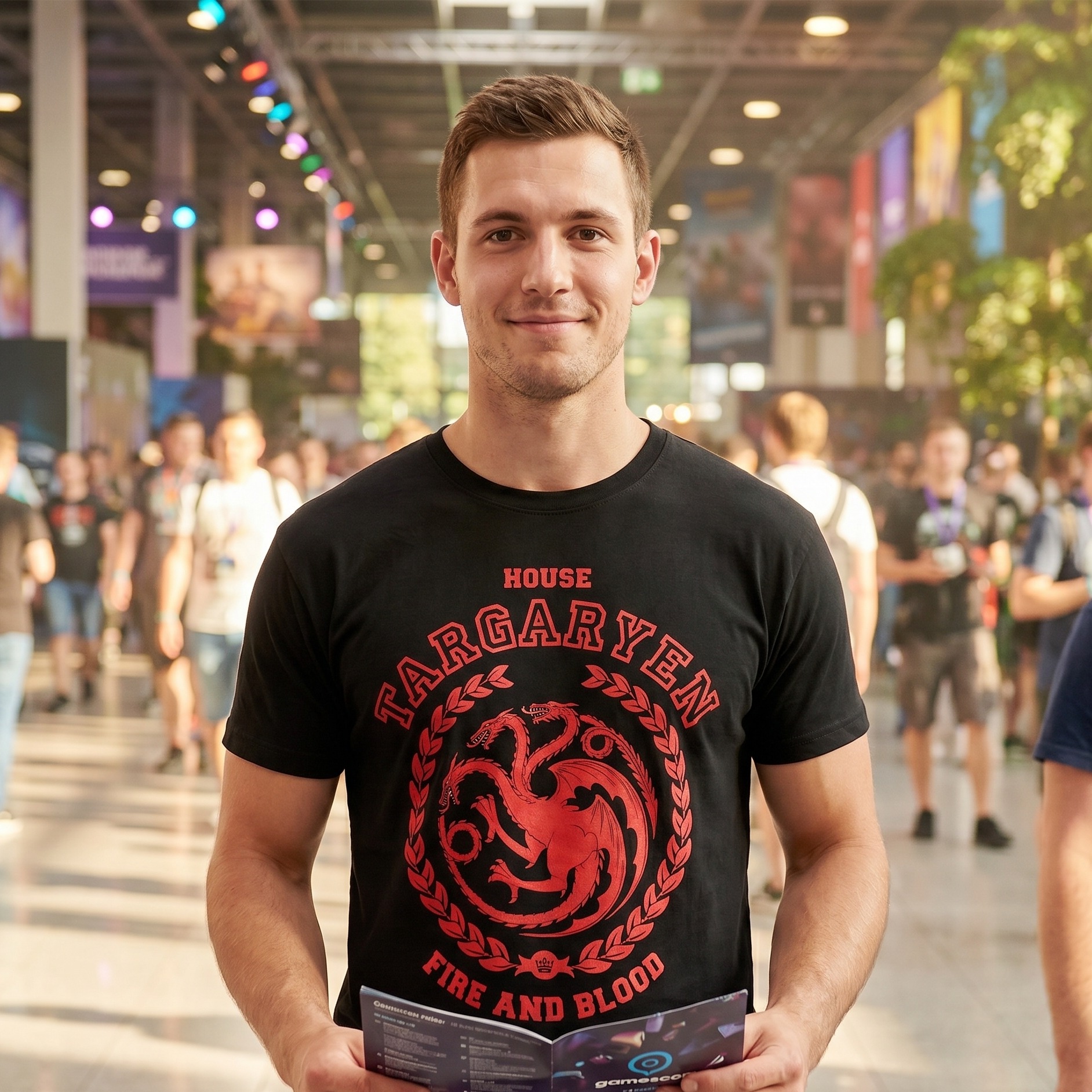 Game of Thrones - Targaryen Crest T-Shirt Black