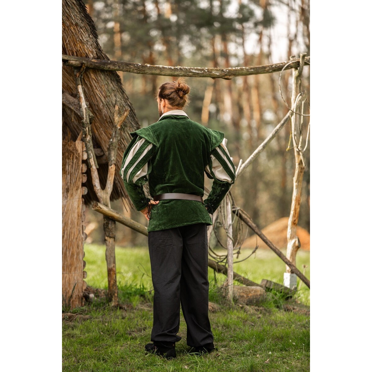 Medieval Landsknecht Jacket Brandolf with Slashed Sleeves