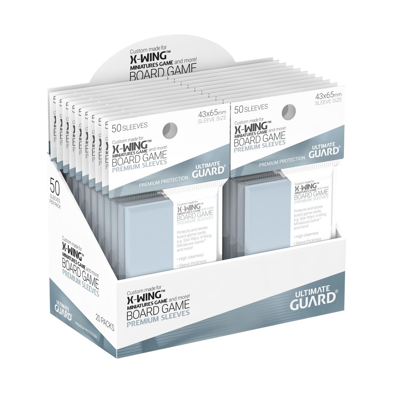 Ultimate Guard Board Game Sleeves (50) – X-Wing Miniatures Game