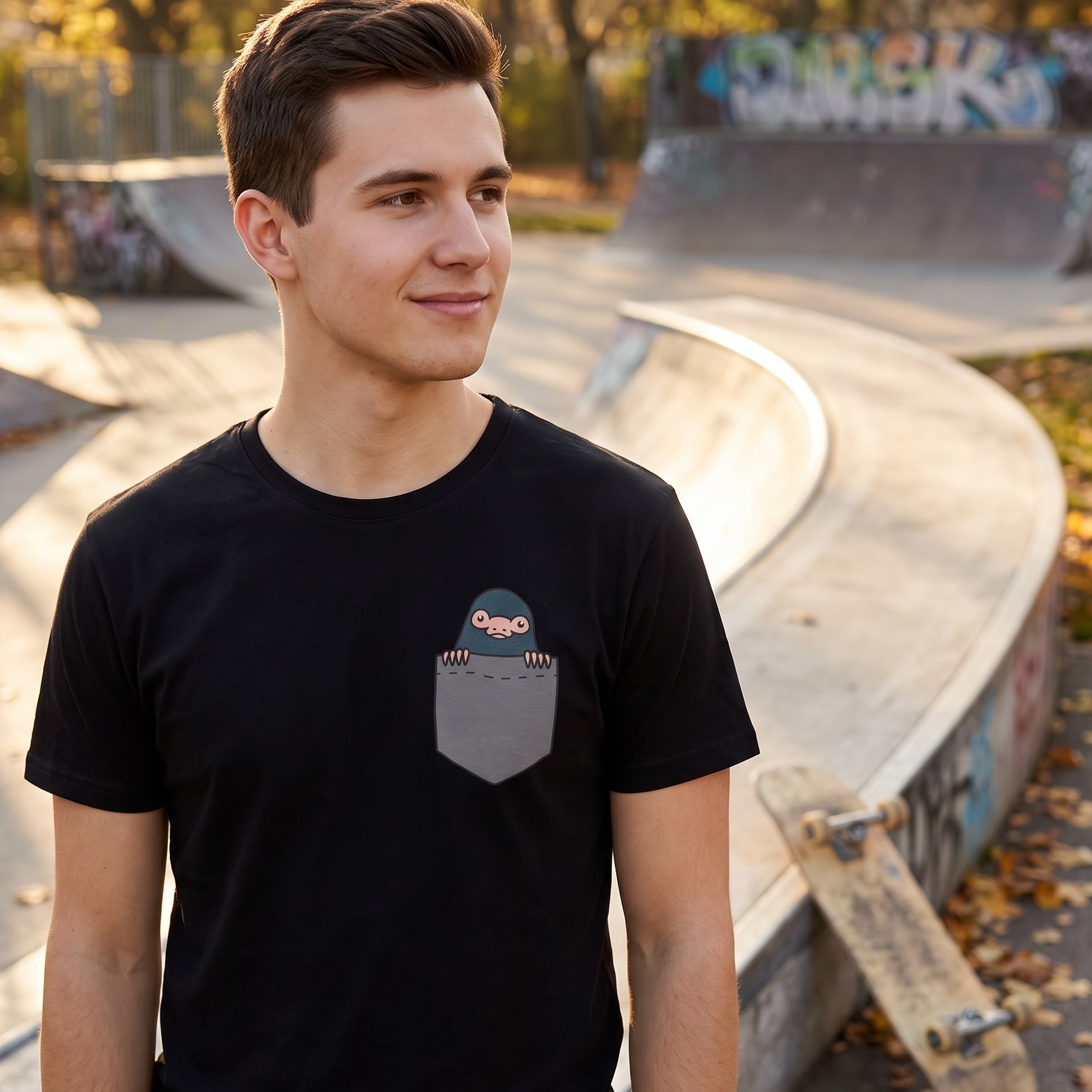 Pocket Niffler - Fantastiska Vidunder T-shirt dam svart