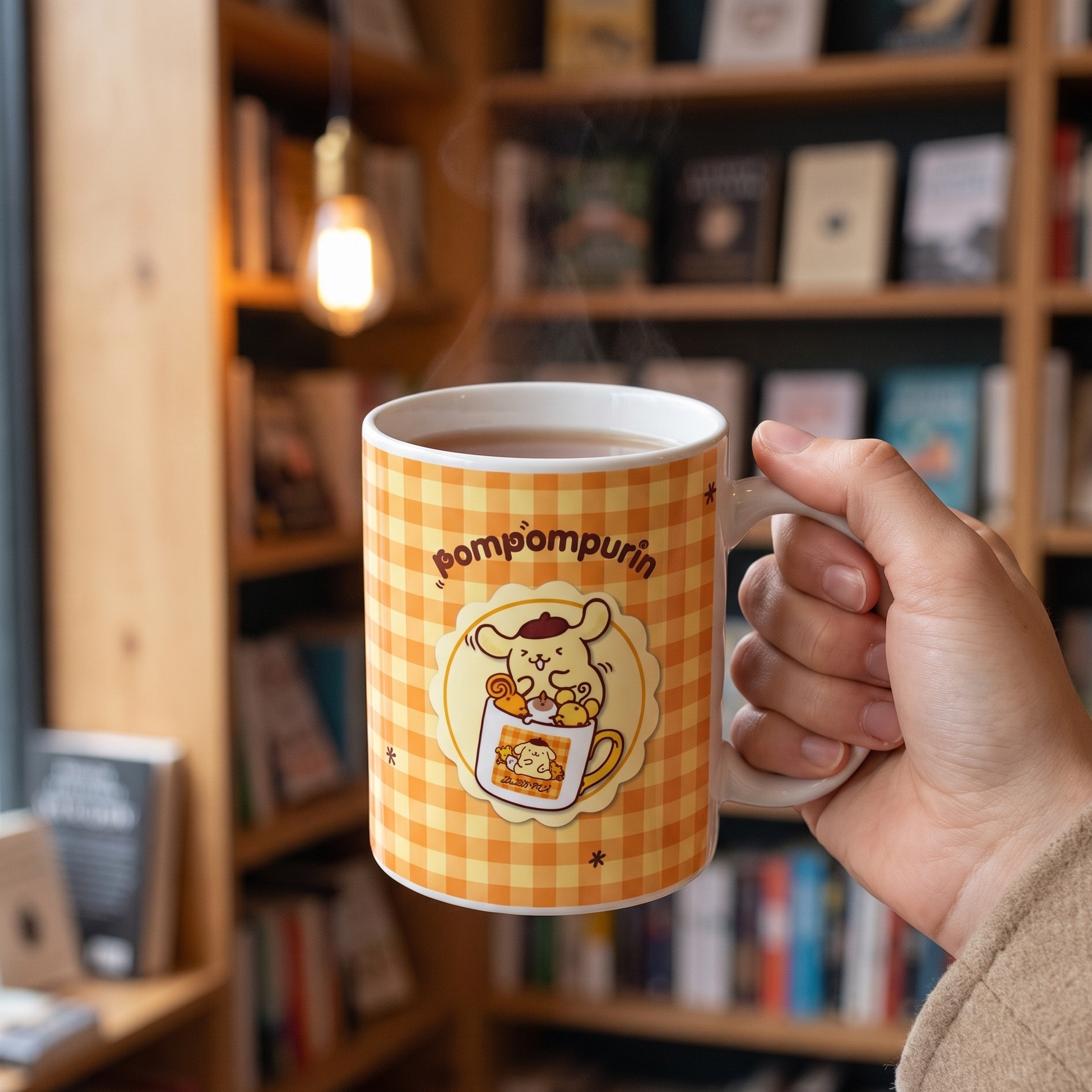 Pompompurin Squishy Cute Purin Mugg - Sanrio