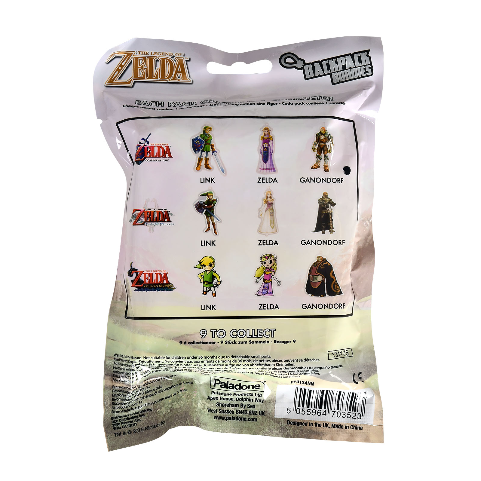 Zelda - Mystery Backpack Buddies Figure Pendant