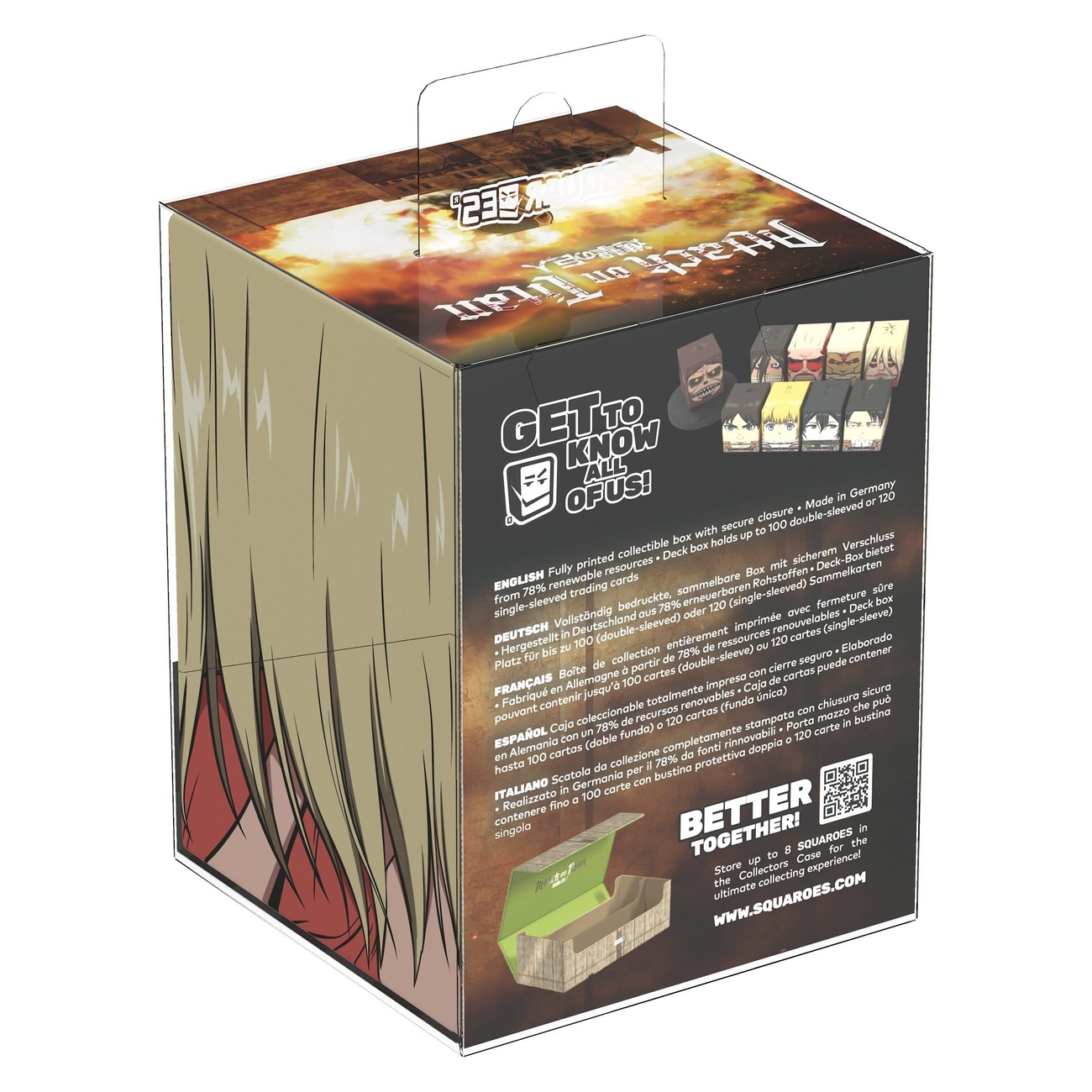Squaroes Squaroe Attack on Titan AOT008 - Female Titan