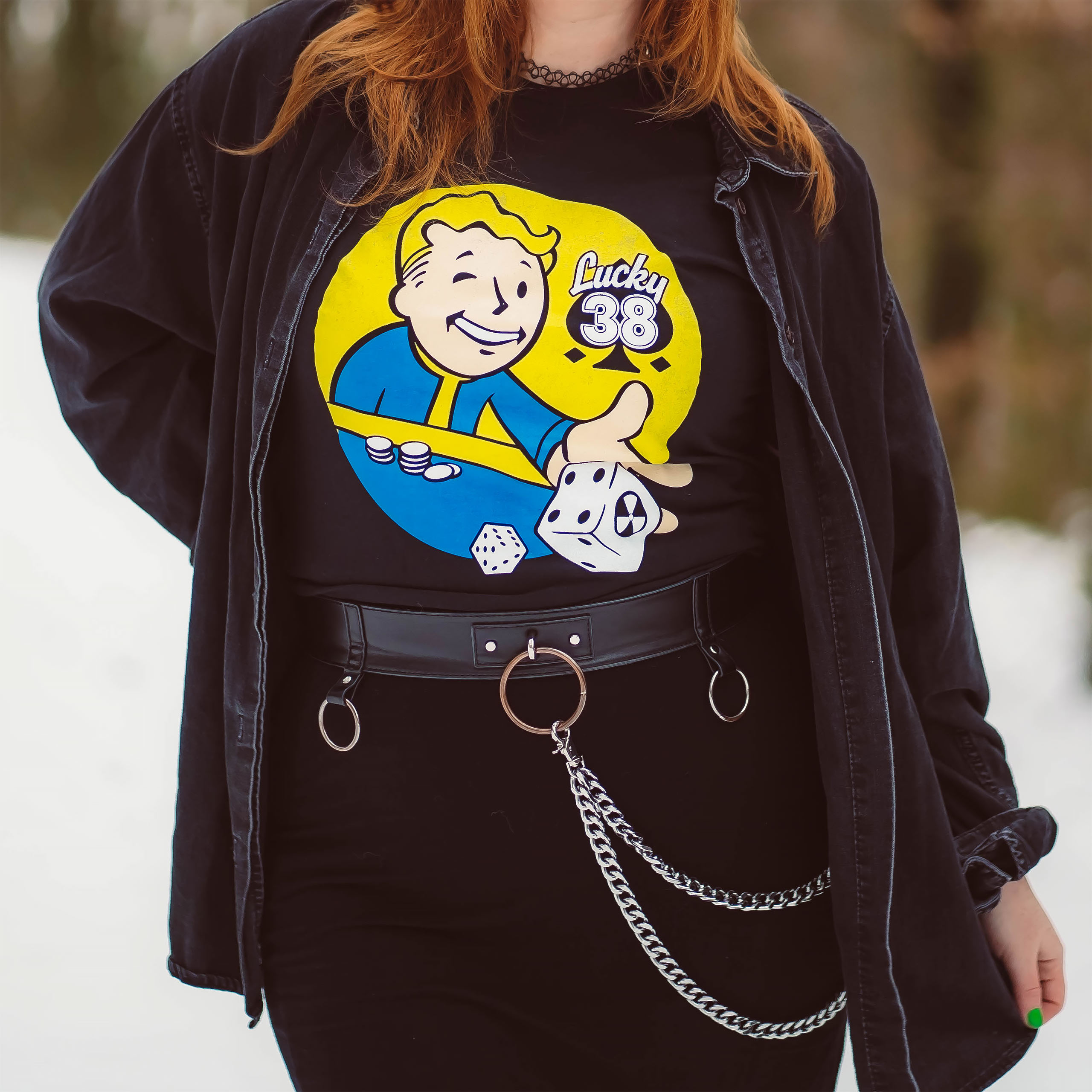 Fallout - Camiseta Lucky 38 Dice