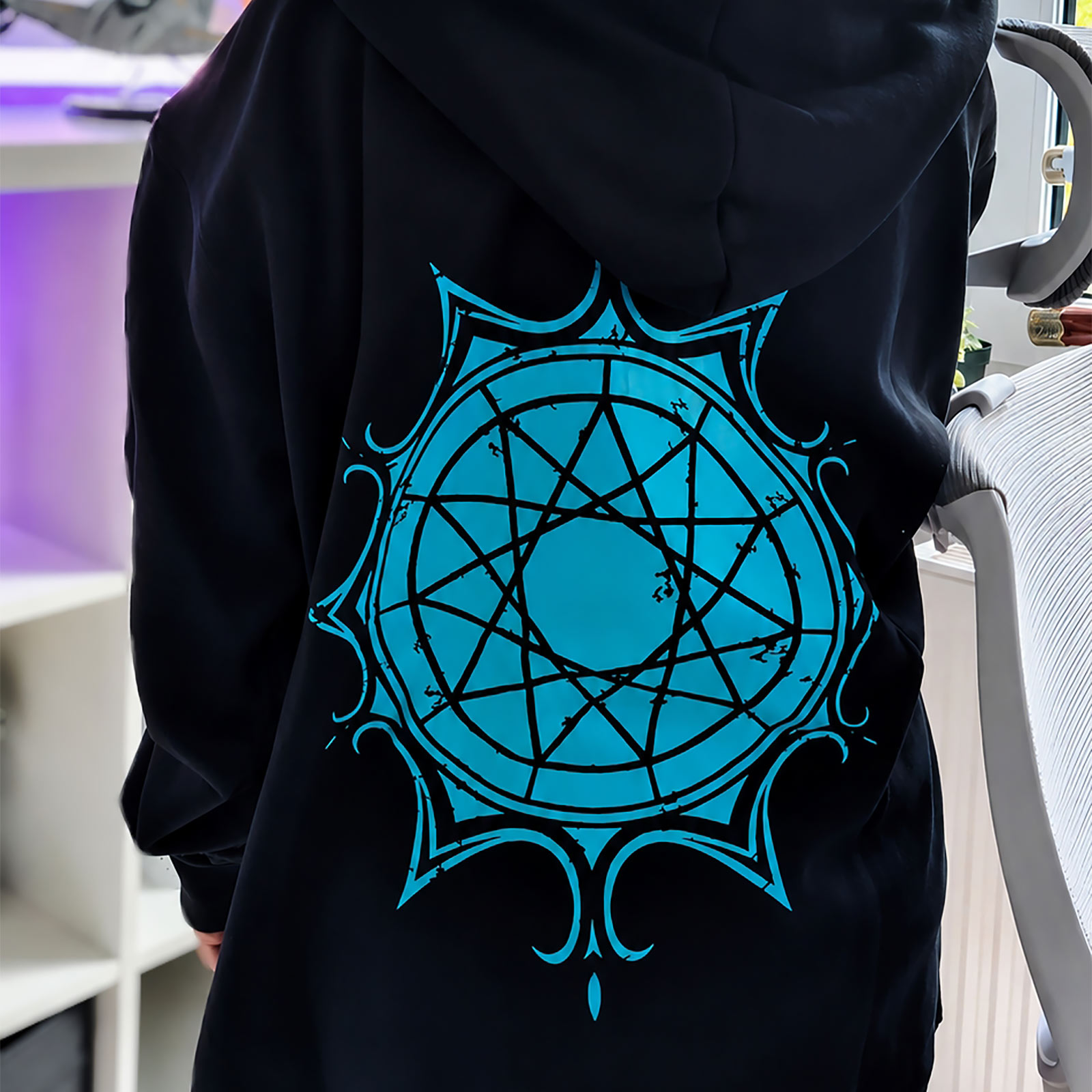 Frieren - Symbol Black Hoodie Jacket