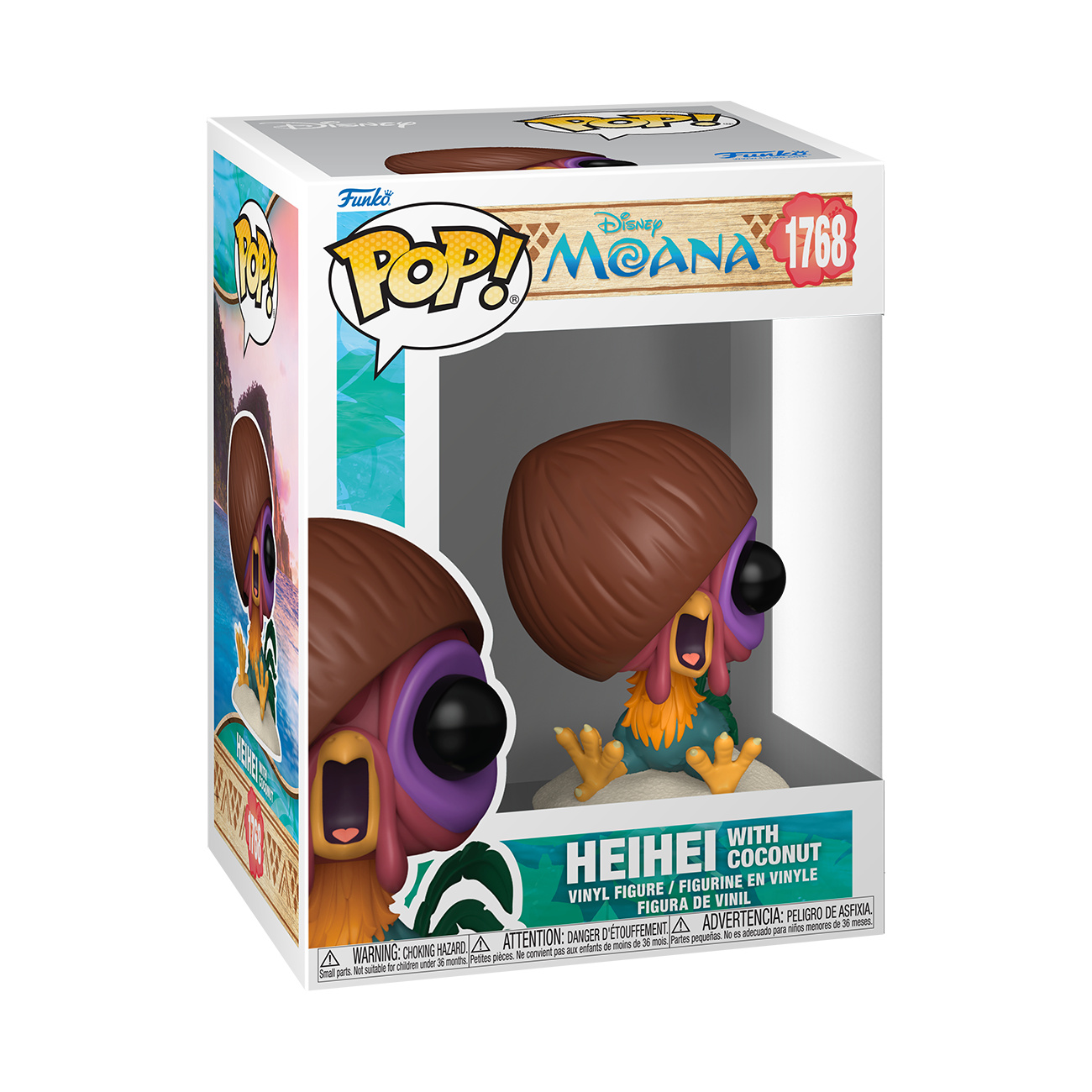 Vaiana – Hei Hei met kokosnoot Funko Pop! figuur