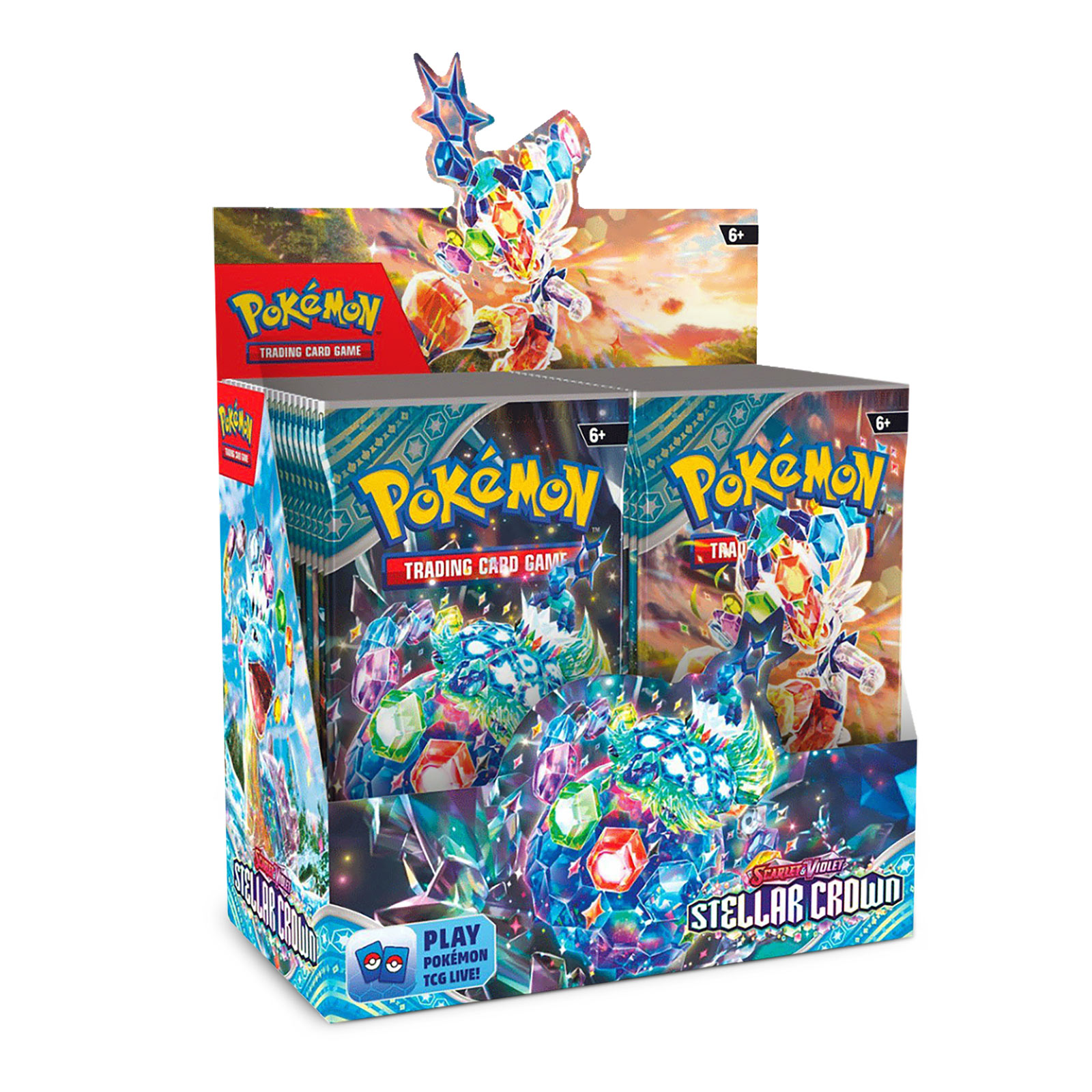 Pokemon - Scarlet & Violet Stellar Crown Booster (EN) Display