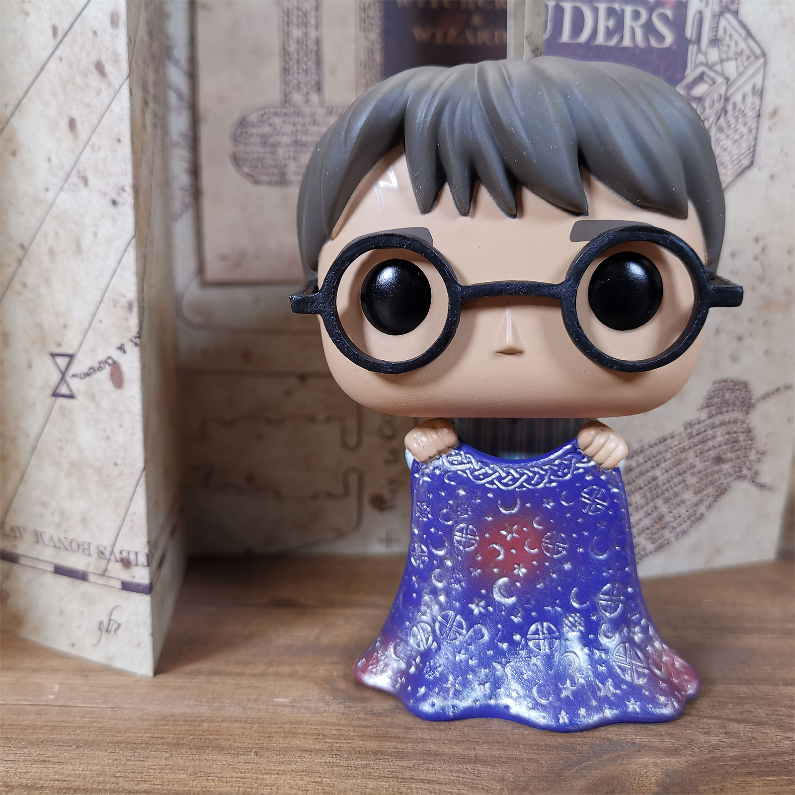 Harry Potter with Invisibility Cloak Funko Pop Figure
