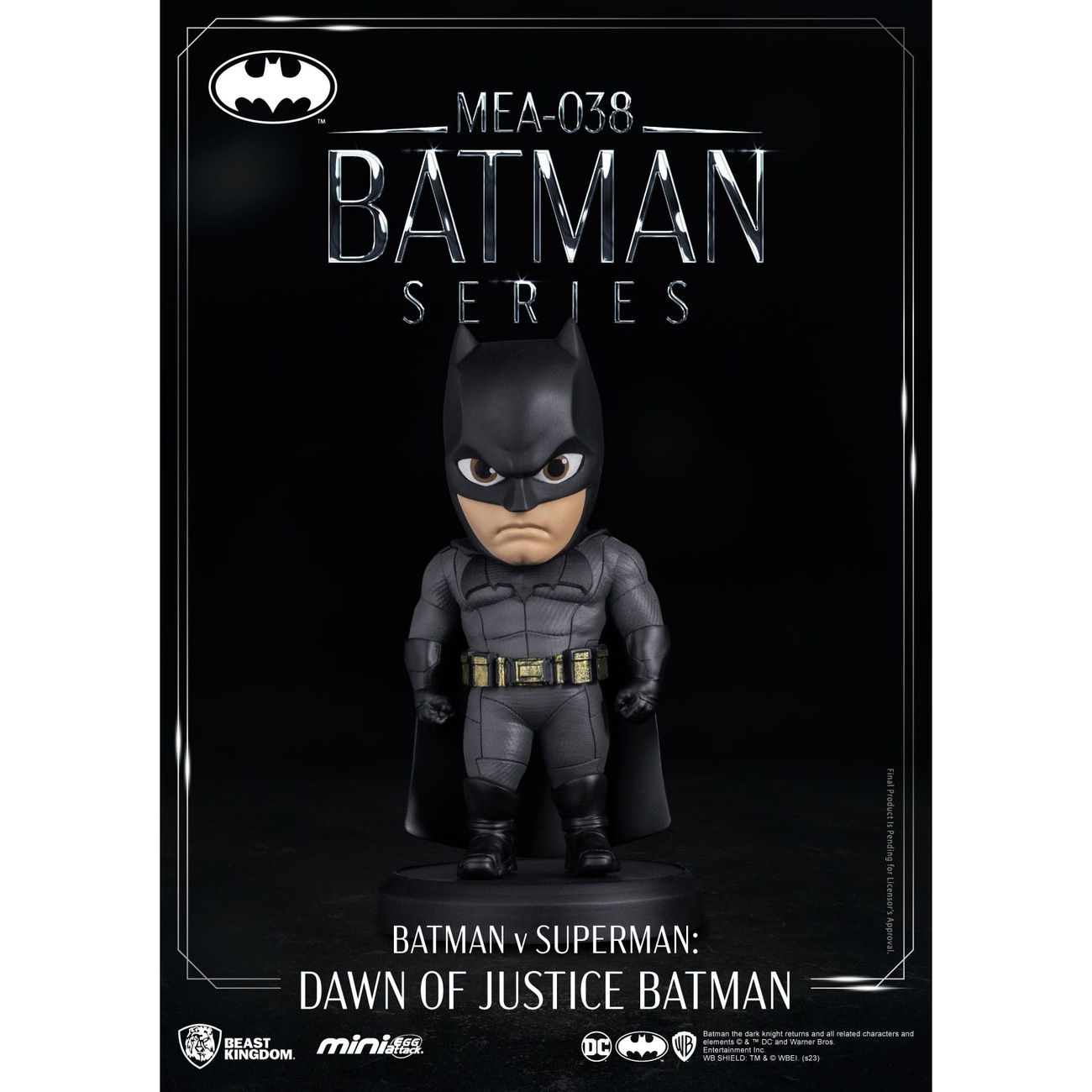 DC Comics Mini Egg Attack Figur Batman v Superman: Dawn of Justice Batman 8 cm