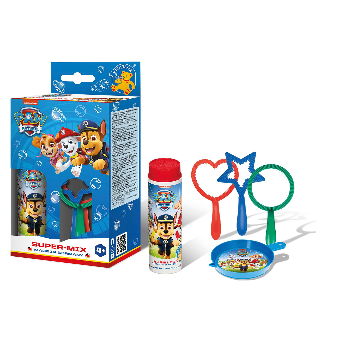 Paw Patrol Pustefix Soap Bubbles Super Mix Assortment (15)