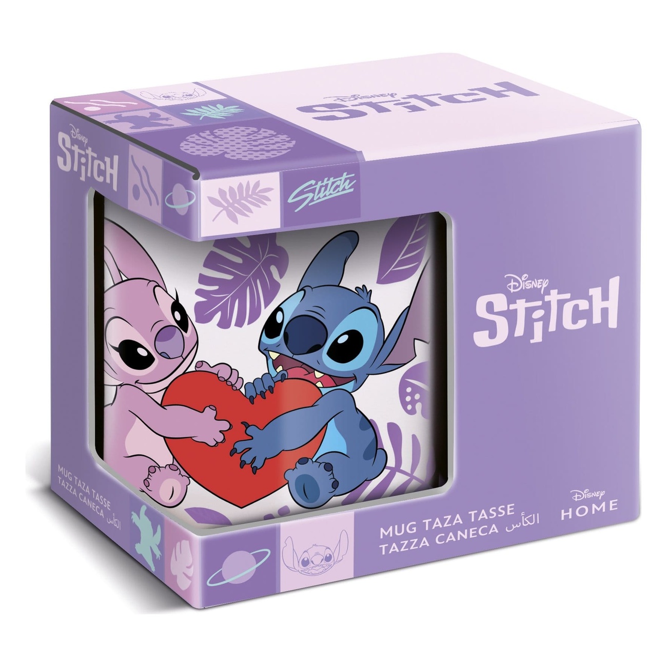Kubek Lilo & Stitch Angel & Stitch Heart 325 ml