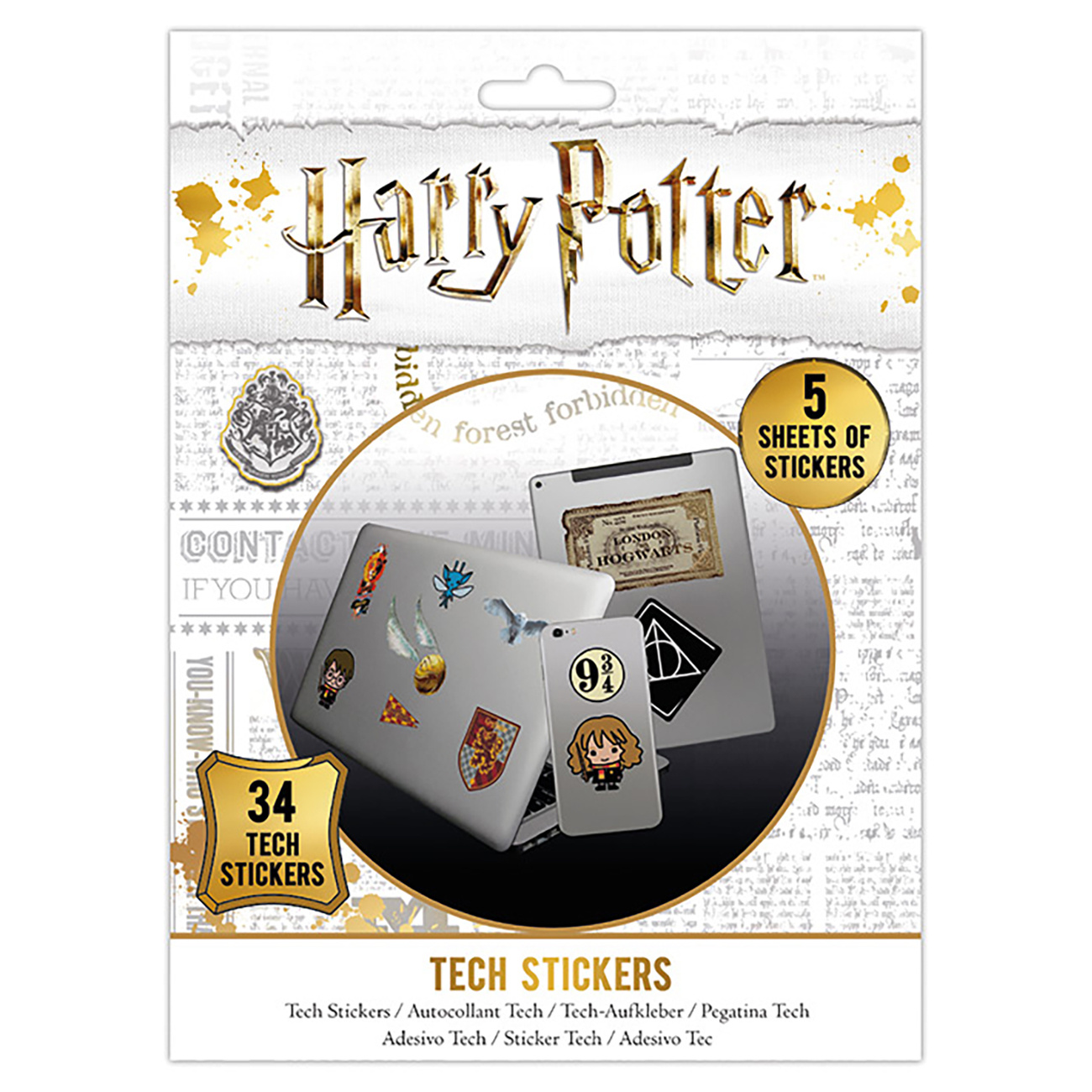 Harry Potter - Set di sticker Artefacts