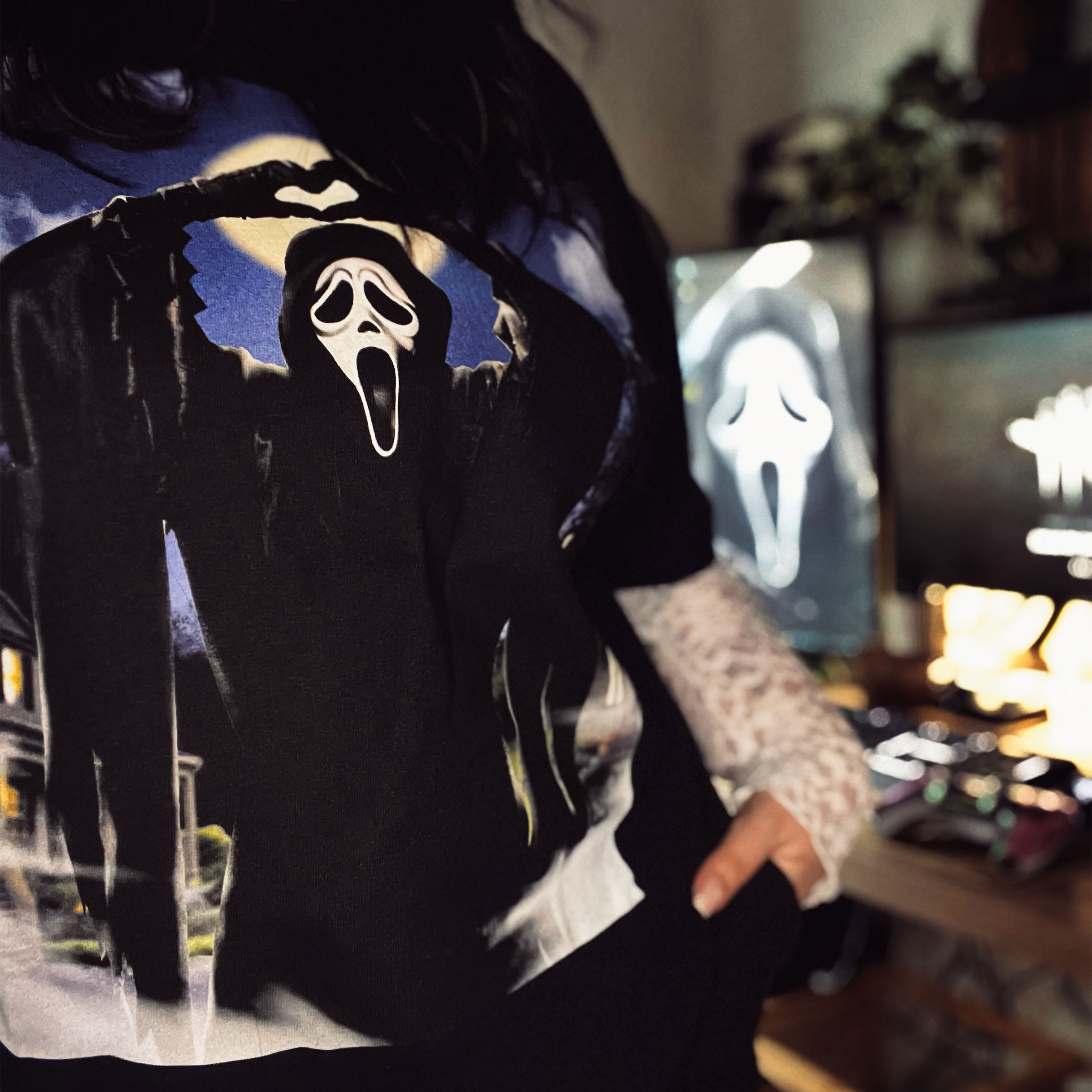Ghost Face - Hearts T-shirt nera