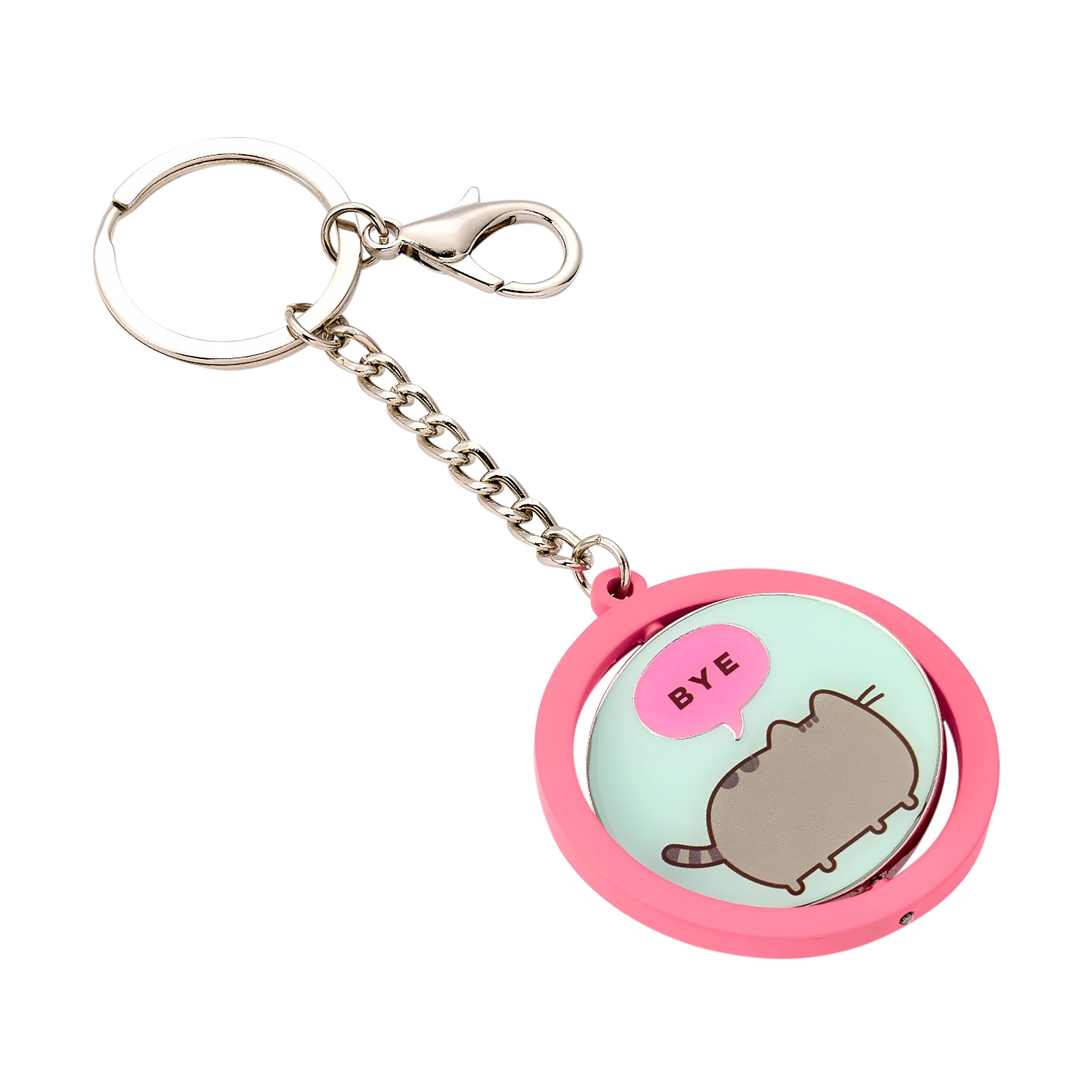 Pusheen - Hi & Bye Keychain with Carabiner