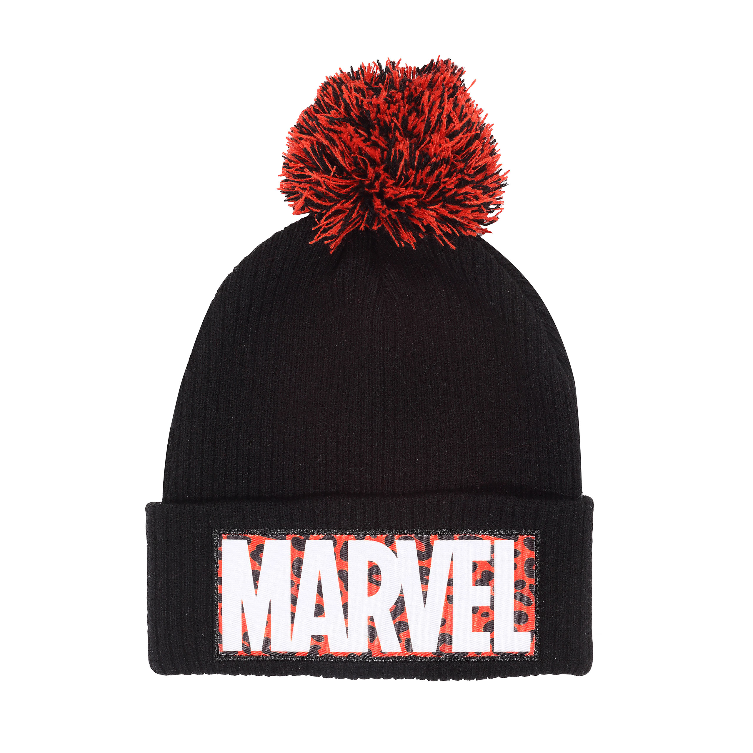 Marvel - Logo Mütze mit Bommel