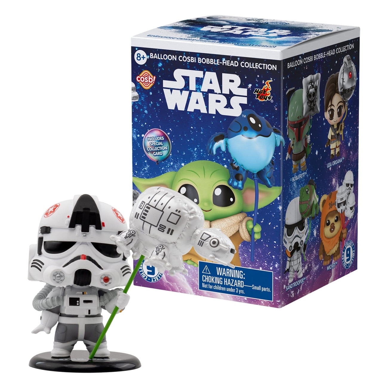Star Wars Cosbi Mini Figures Balloon 8 cm Blind Box Display (8)
