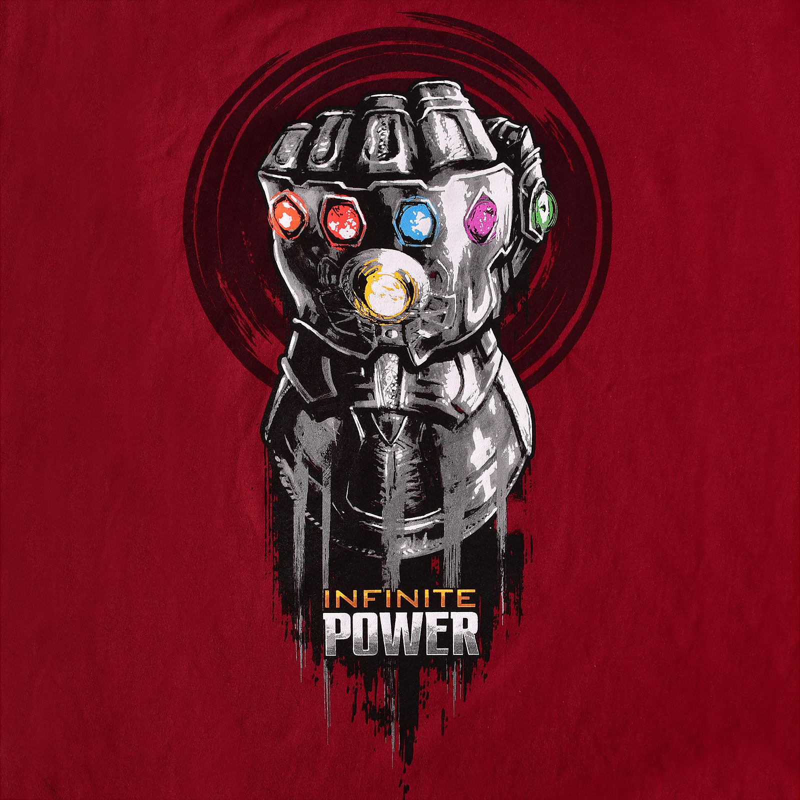 Avengers - Infinite Power T-Shirt Red