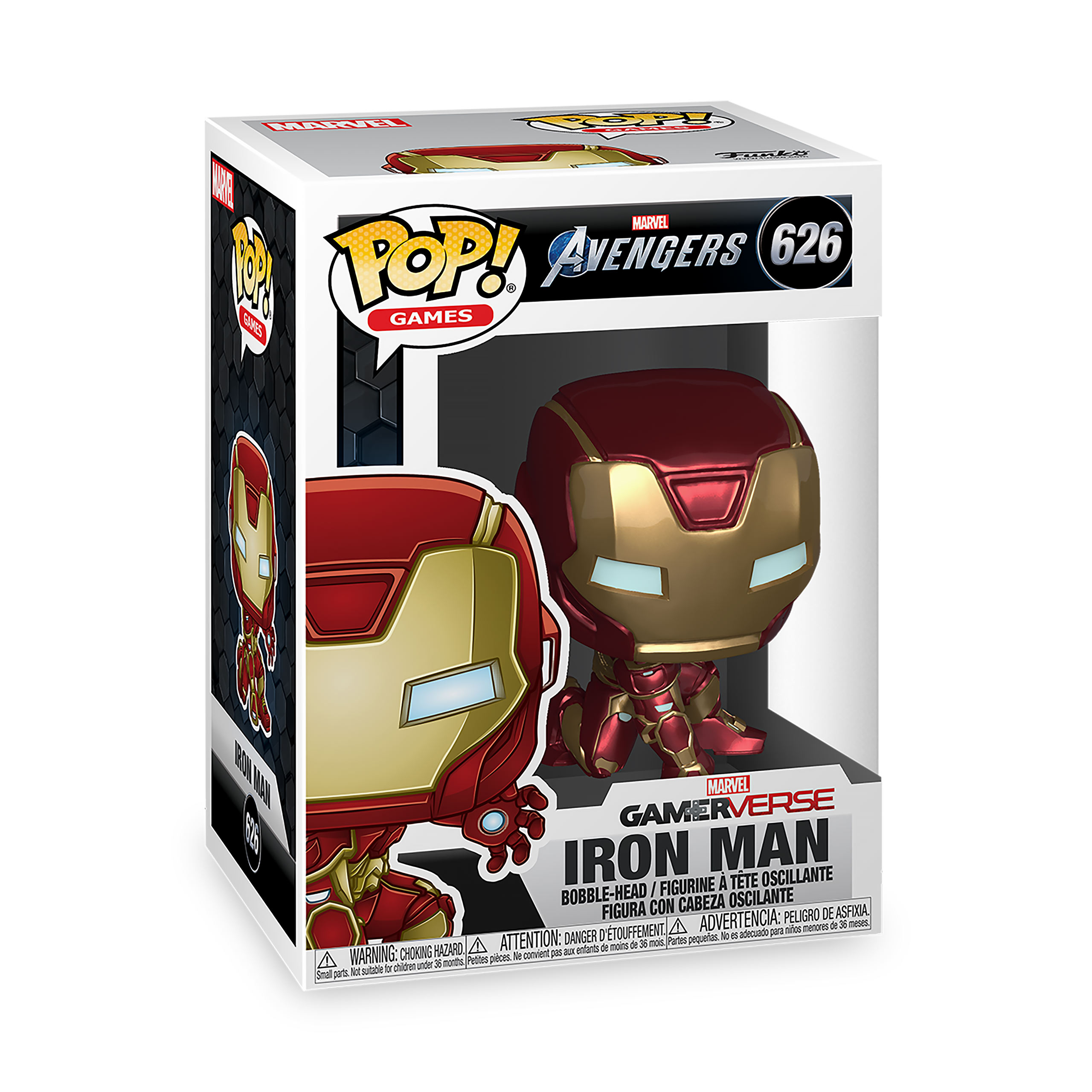 Marvel: Avengers Game - Iron Man (Stark Tech) Funko Pop Bobblehead Figure