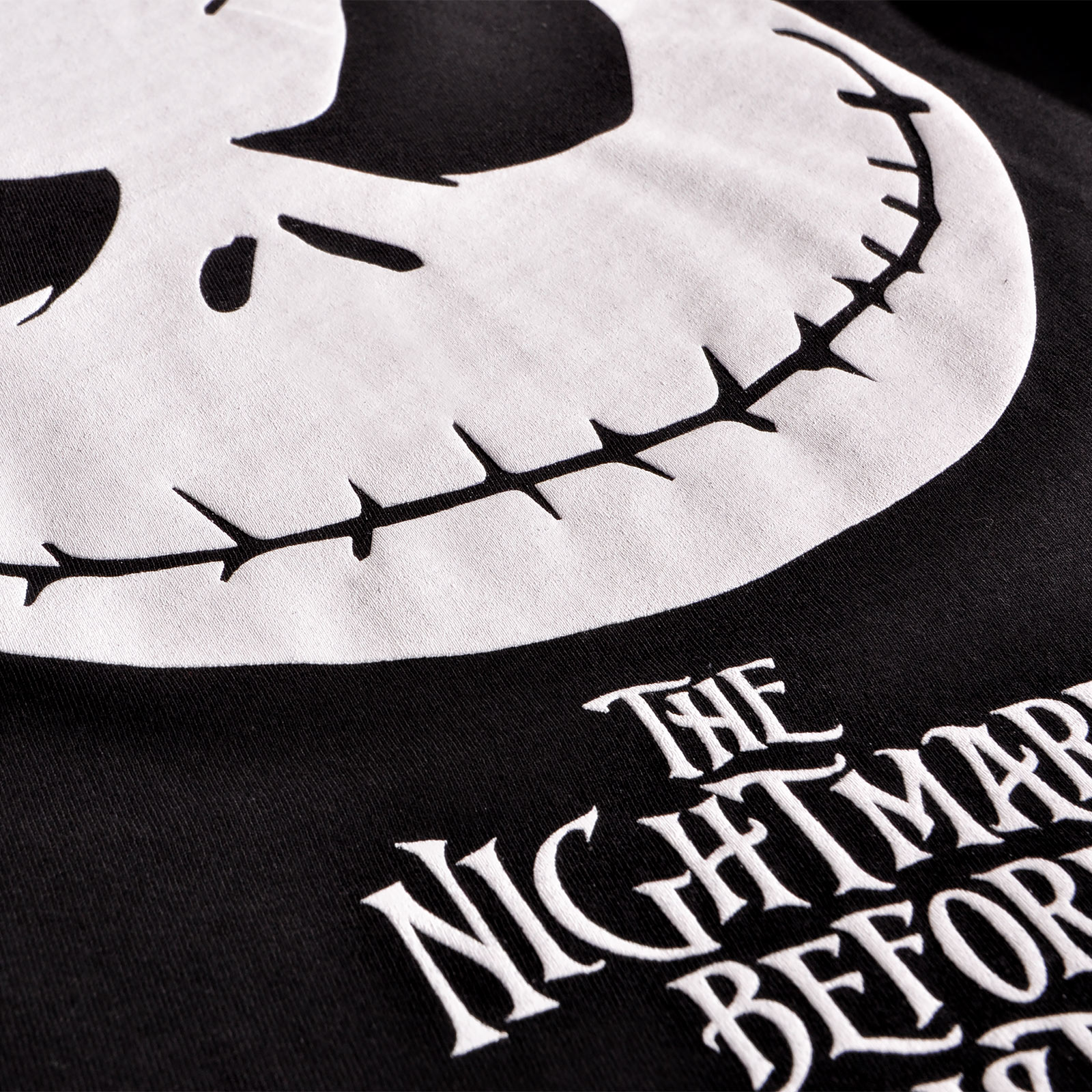 Nightmare Before Christmas - Jack Smile Dames T-shirt Zwart
