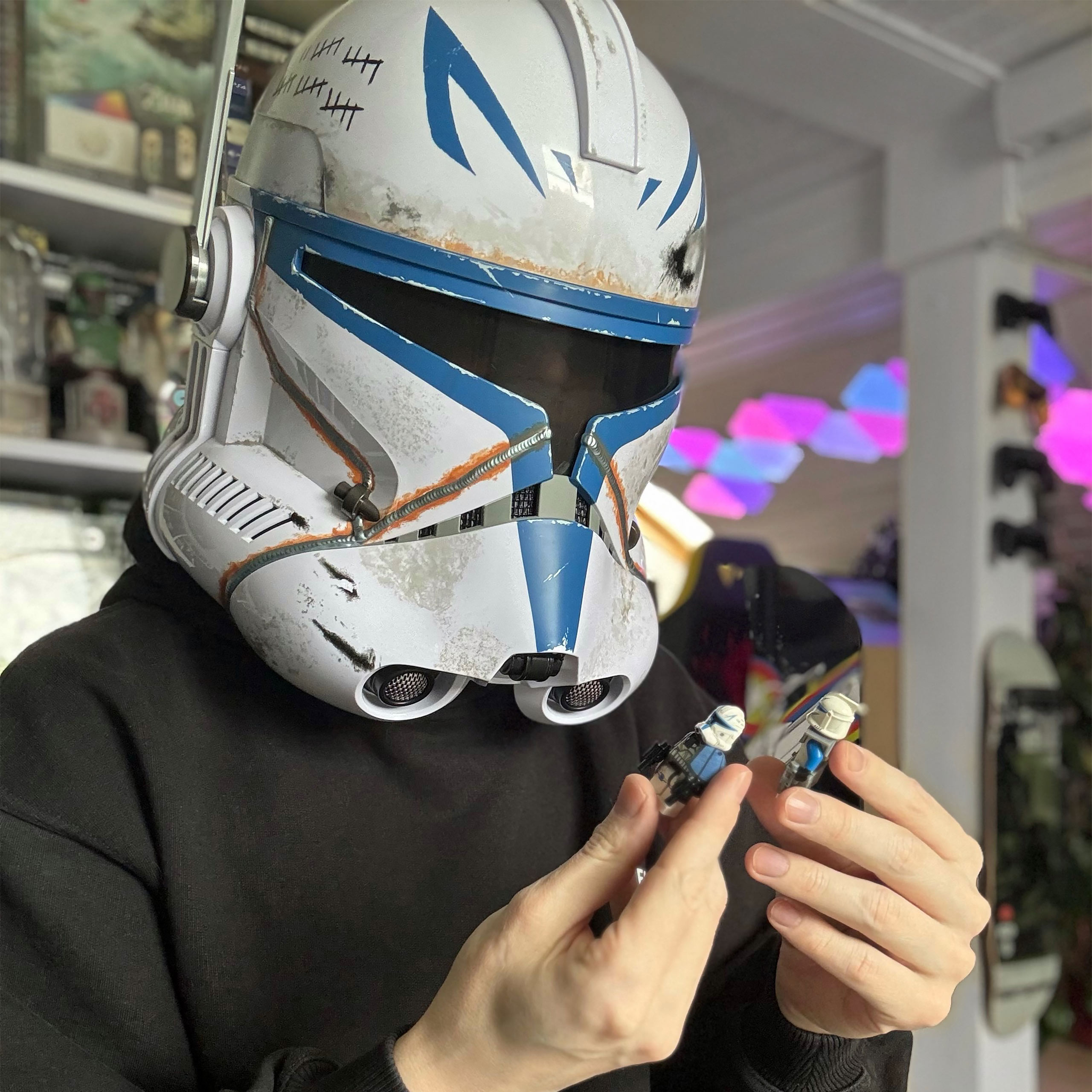 Star Wars Ahsoka - Captain Rex Black Series Hjälm Replika
