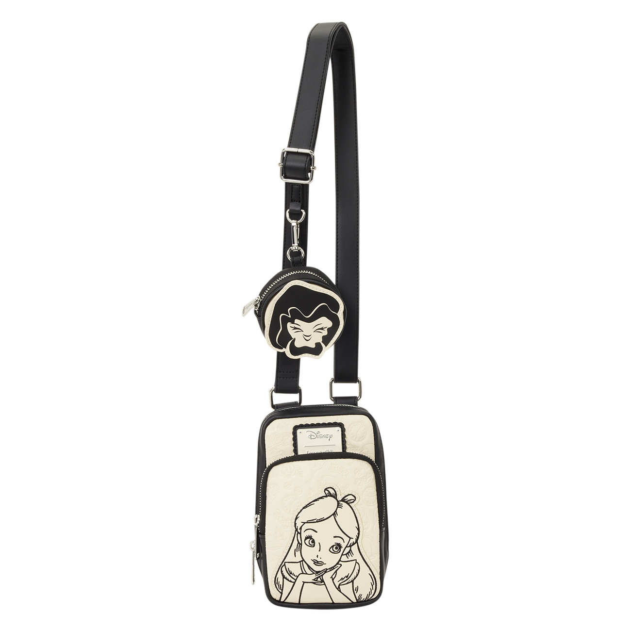 Alice in Wonderland - Floral Crossbody Bag with Wallet