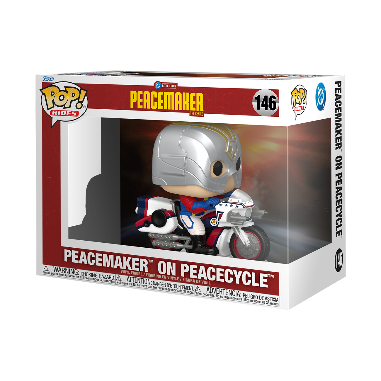 Peacemaker mit Peacecycle Funko Pop Figur - Peacemaker