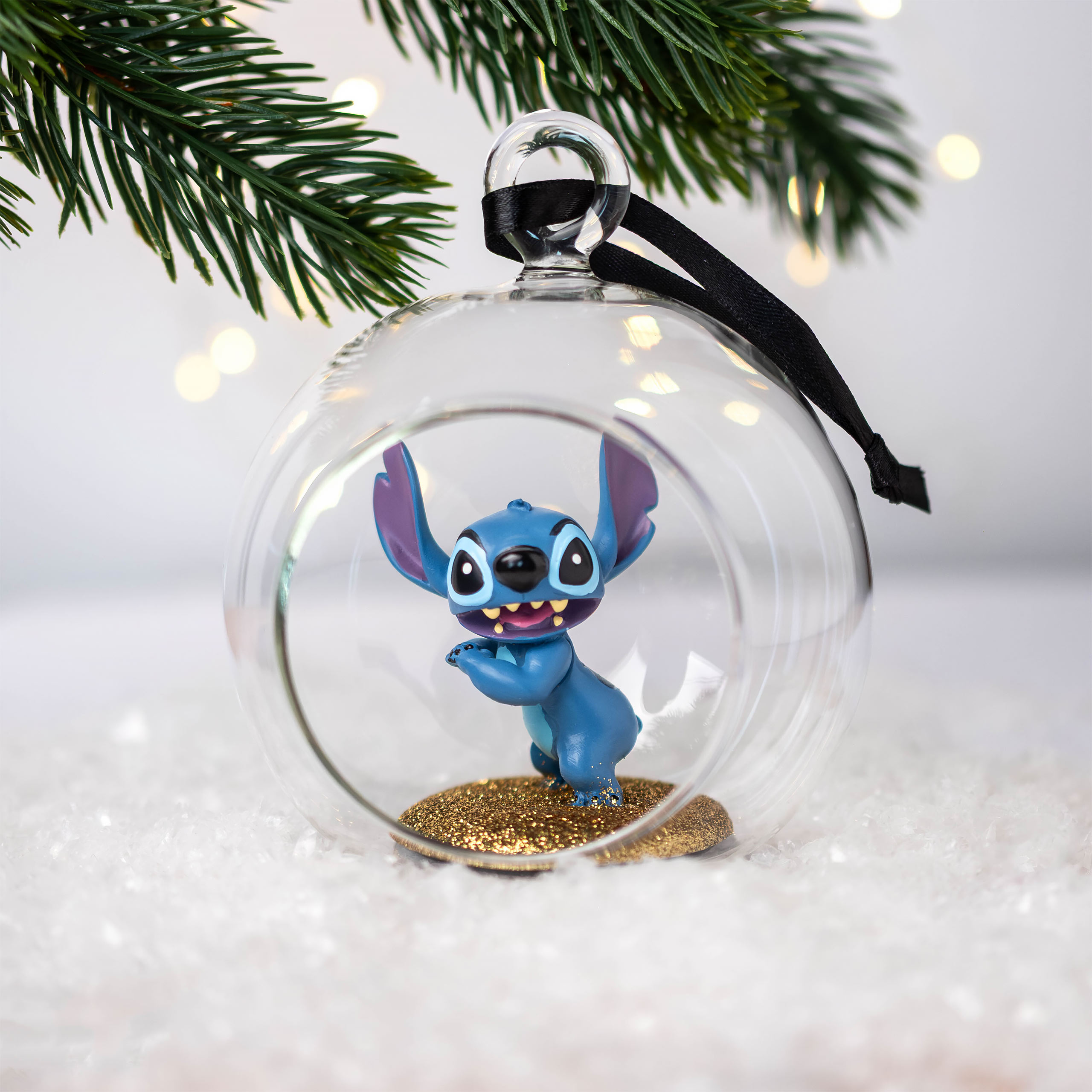 Stitch Weihnachtsbaumkugel offen - Lilo & Stitch