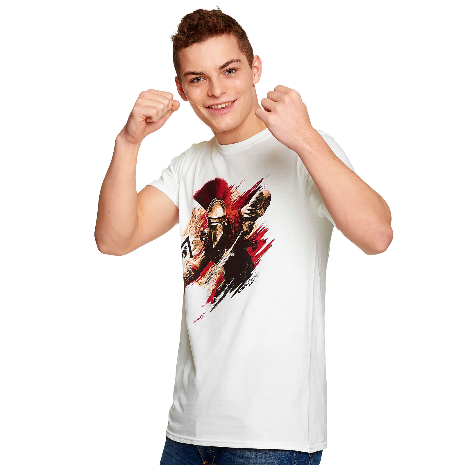 Assassins Creed - Alexios Armour T-Shirt weiß