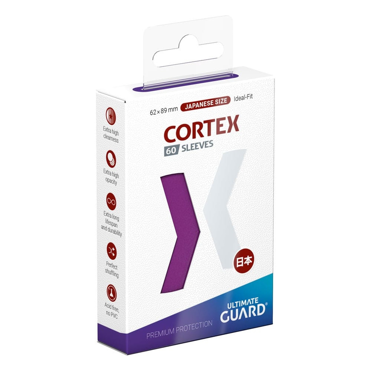 Ultimate Guard Cortex Sleeves Japans formaat (60) - Paars