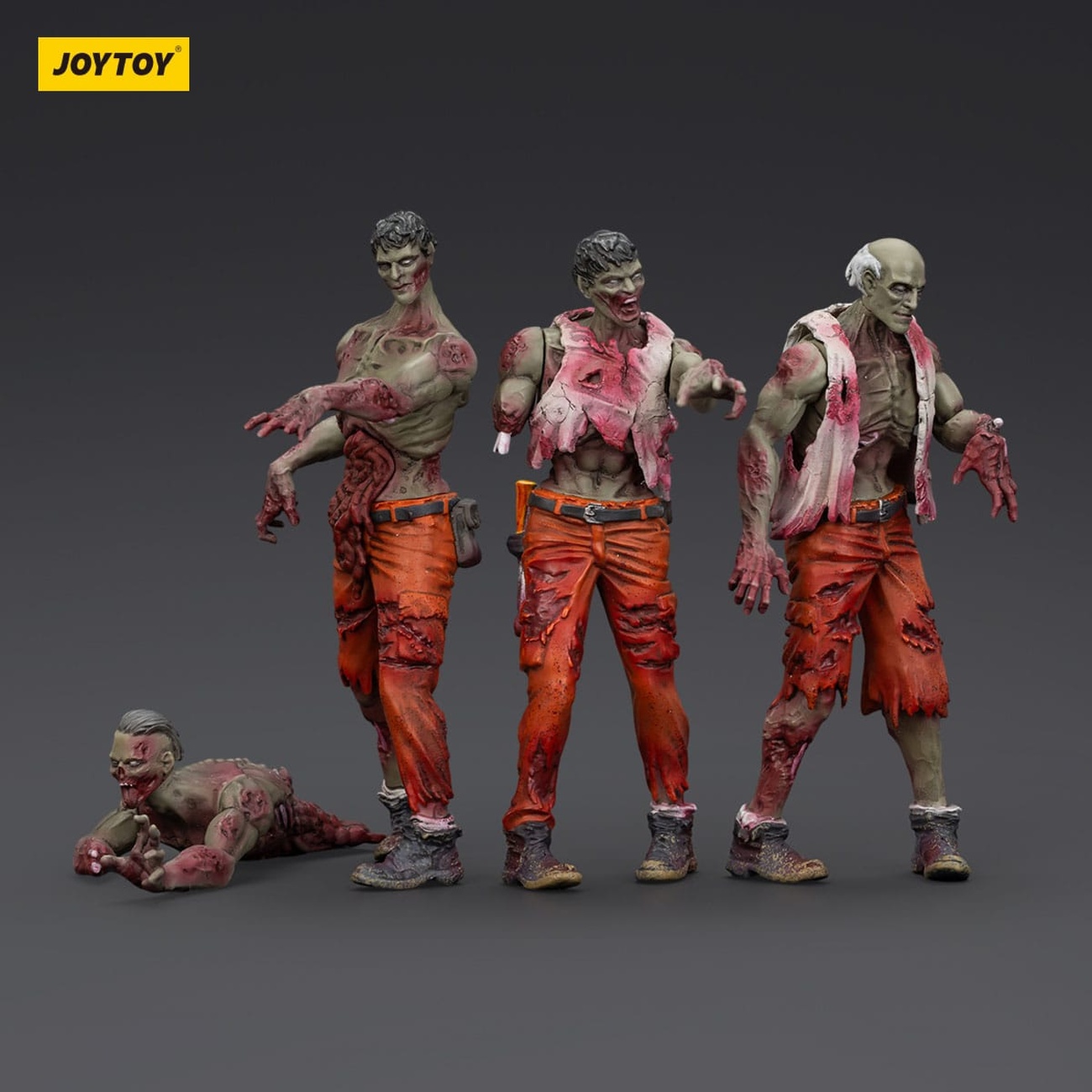 Zombie Dark Source actionfigurer 4-pack Mechanic Team 8 cm