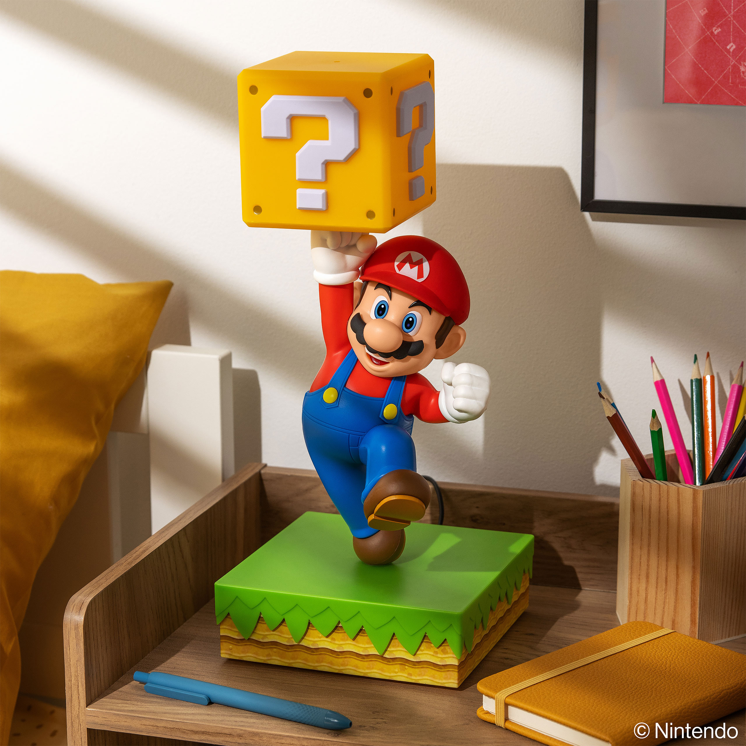 Super Mario - Diorama lampa stołowa