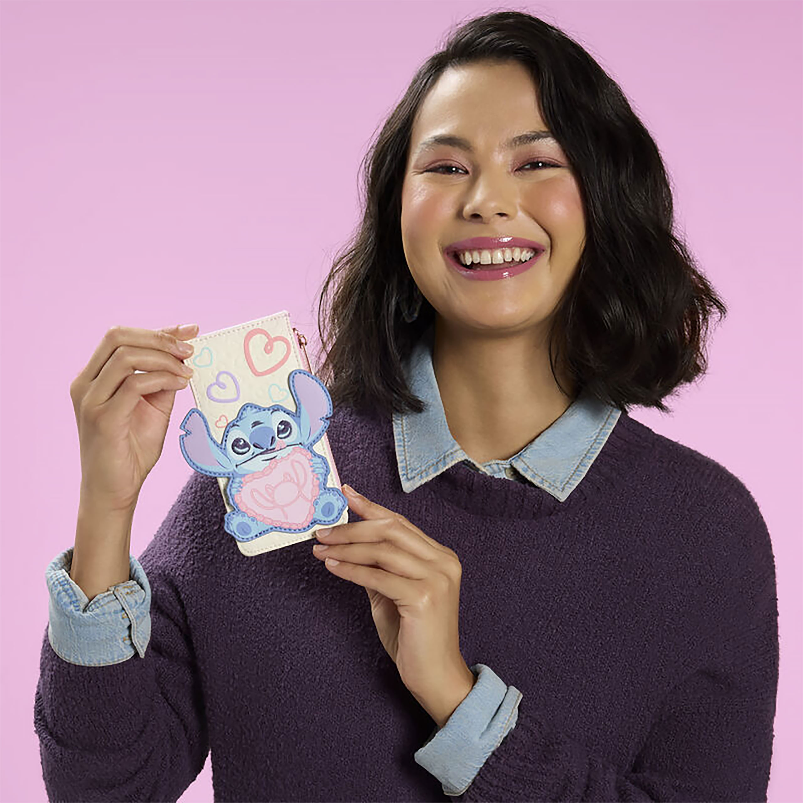 Stitch Be Mine Korthållare - Lilo & Stitch