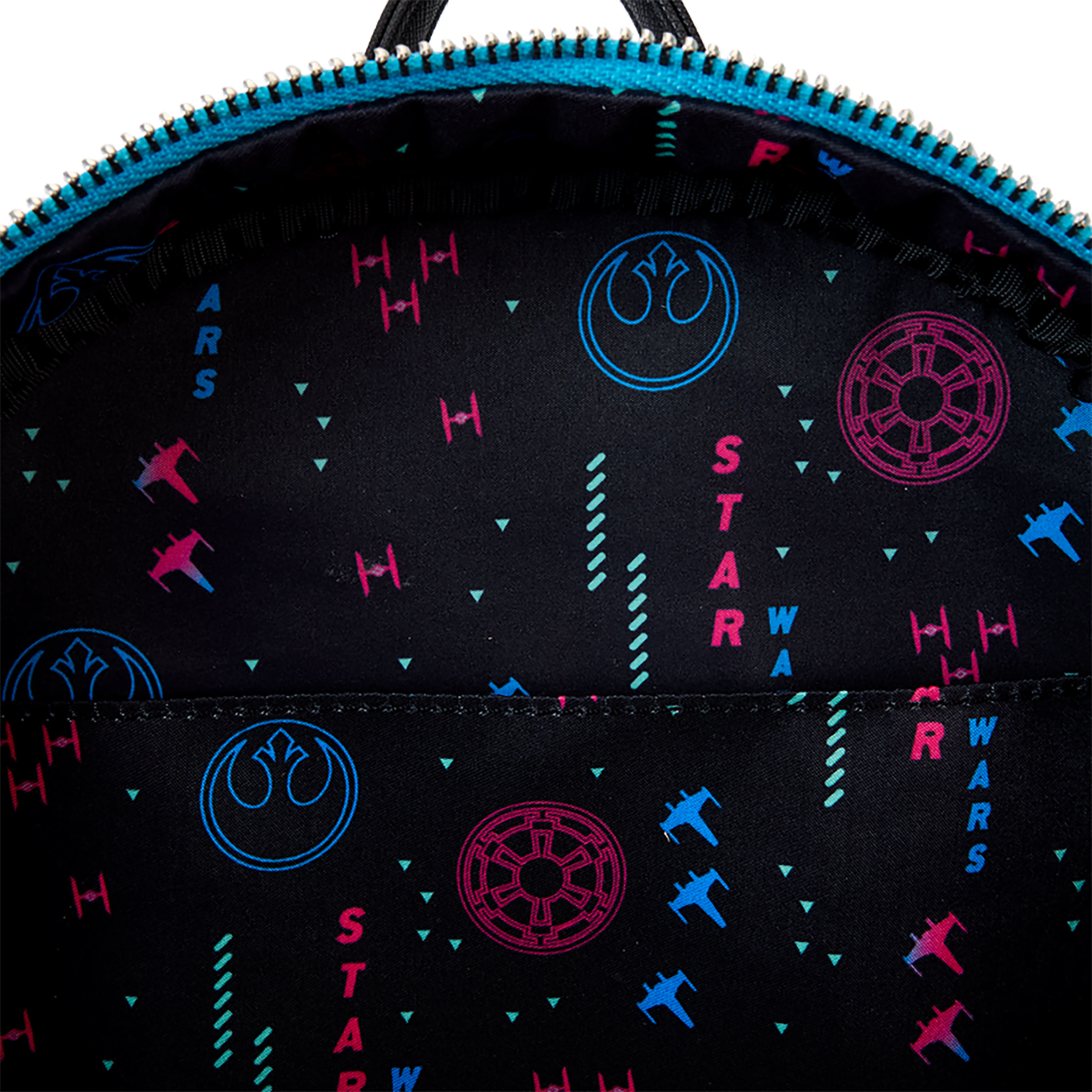 Star Wars - Neon 70er Jahre Rucksack mit Licht