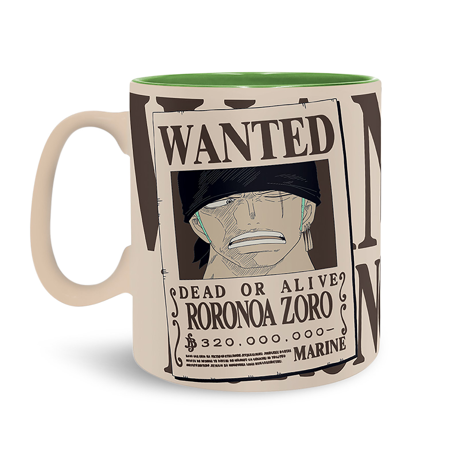 One Piece - Tasse Wanted Zoro