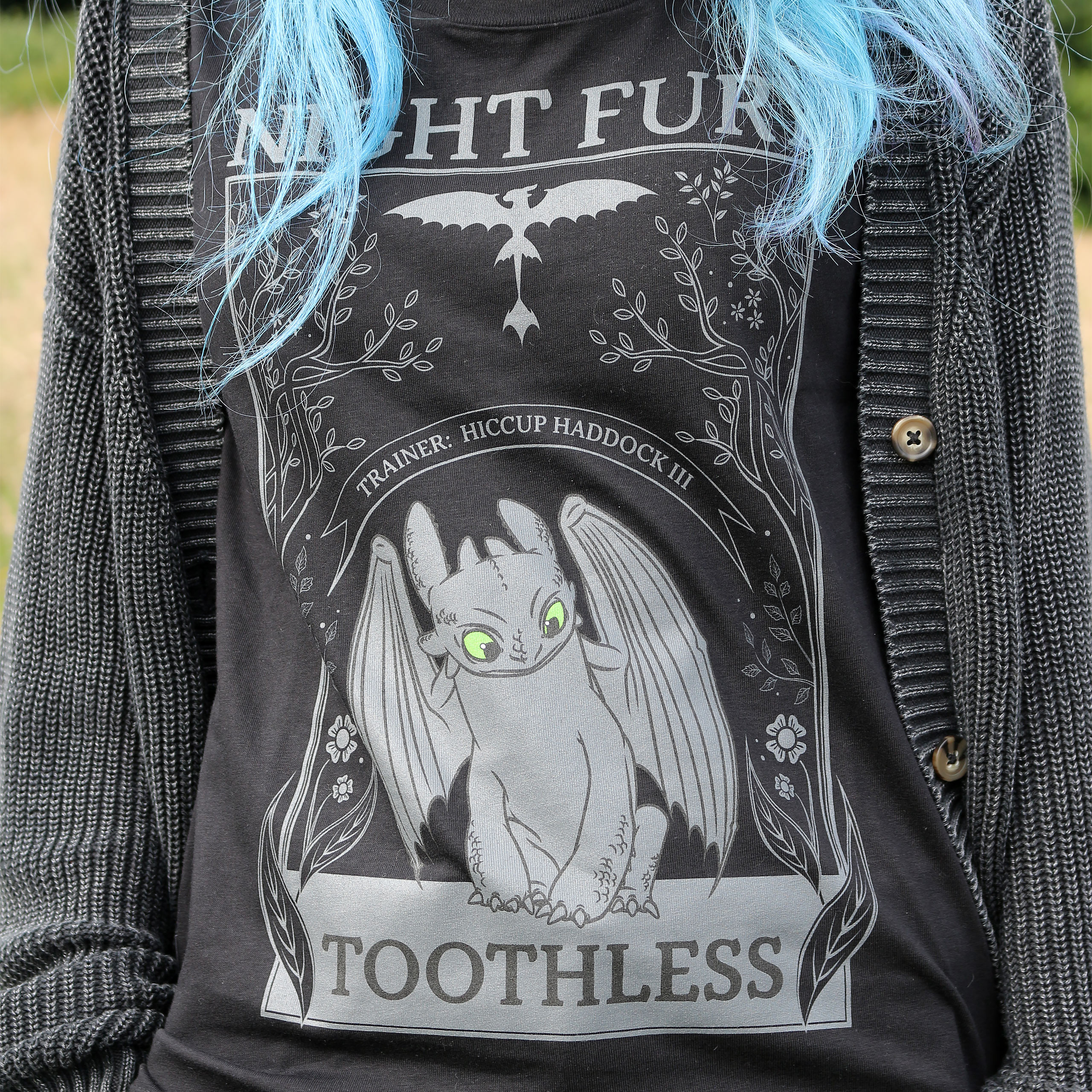 Cómo Entrenar a tu Dragón - Camiseta de Mujer Night Fury Negra